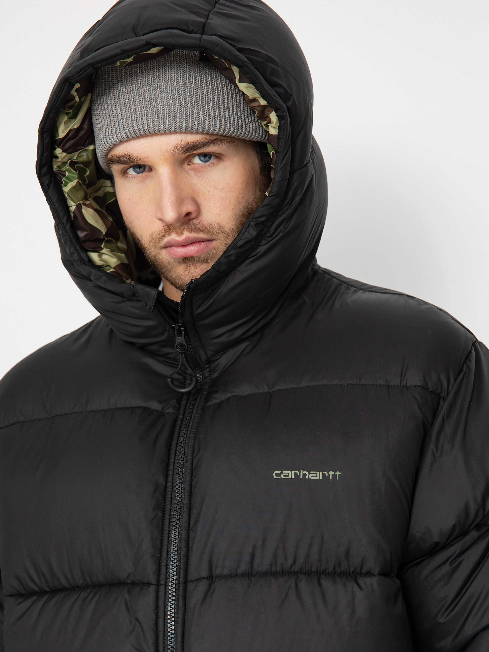 Kurtka Carhartt WIP Toronto (black/camo duck/green)