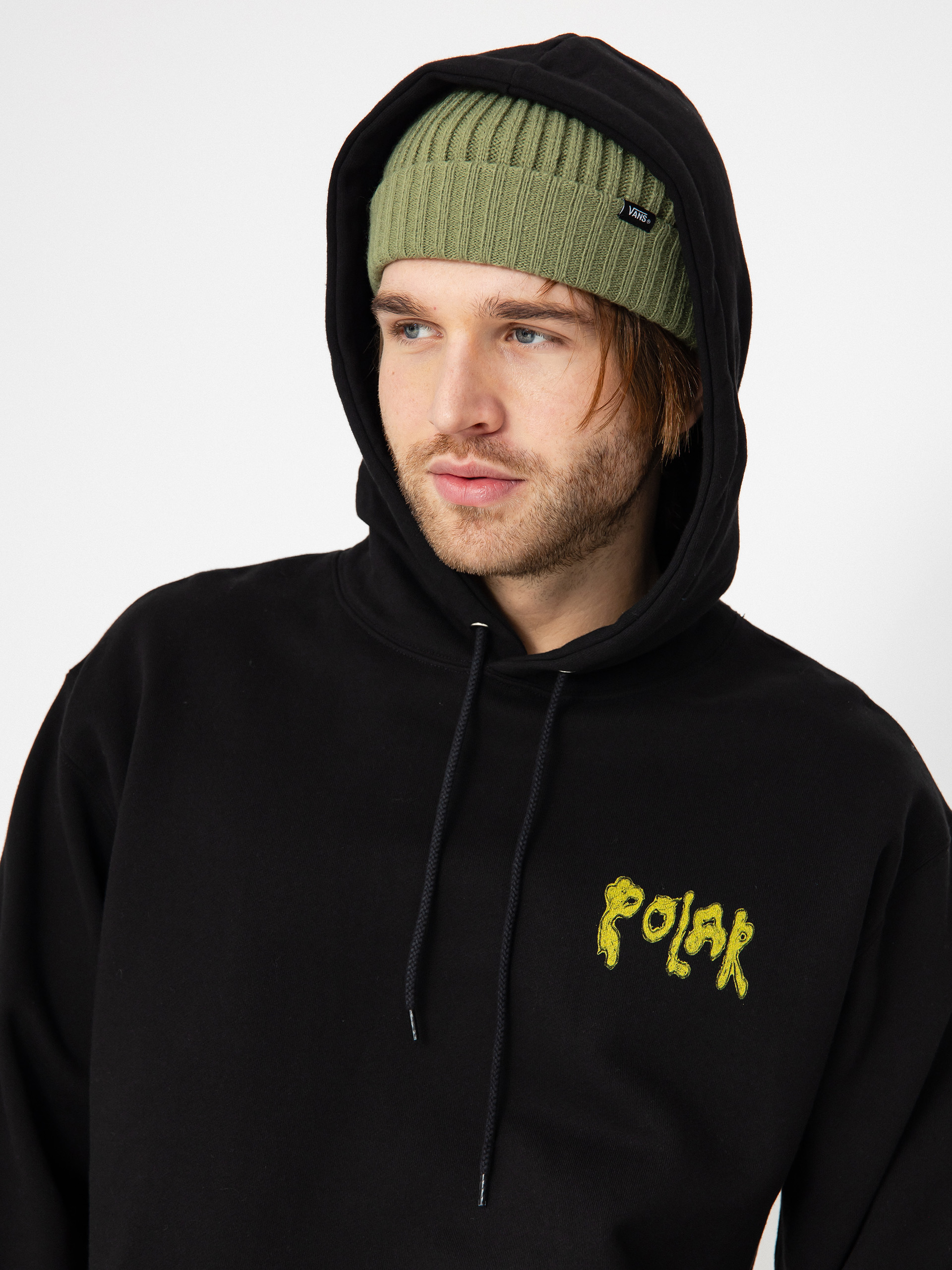 Bluza z kapturem Polar Skate Dave Bear HD (black)