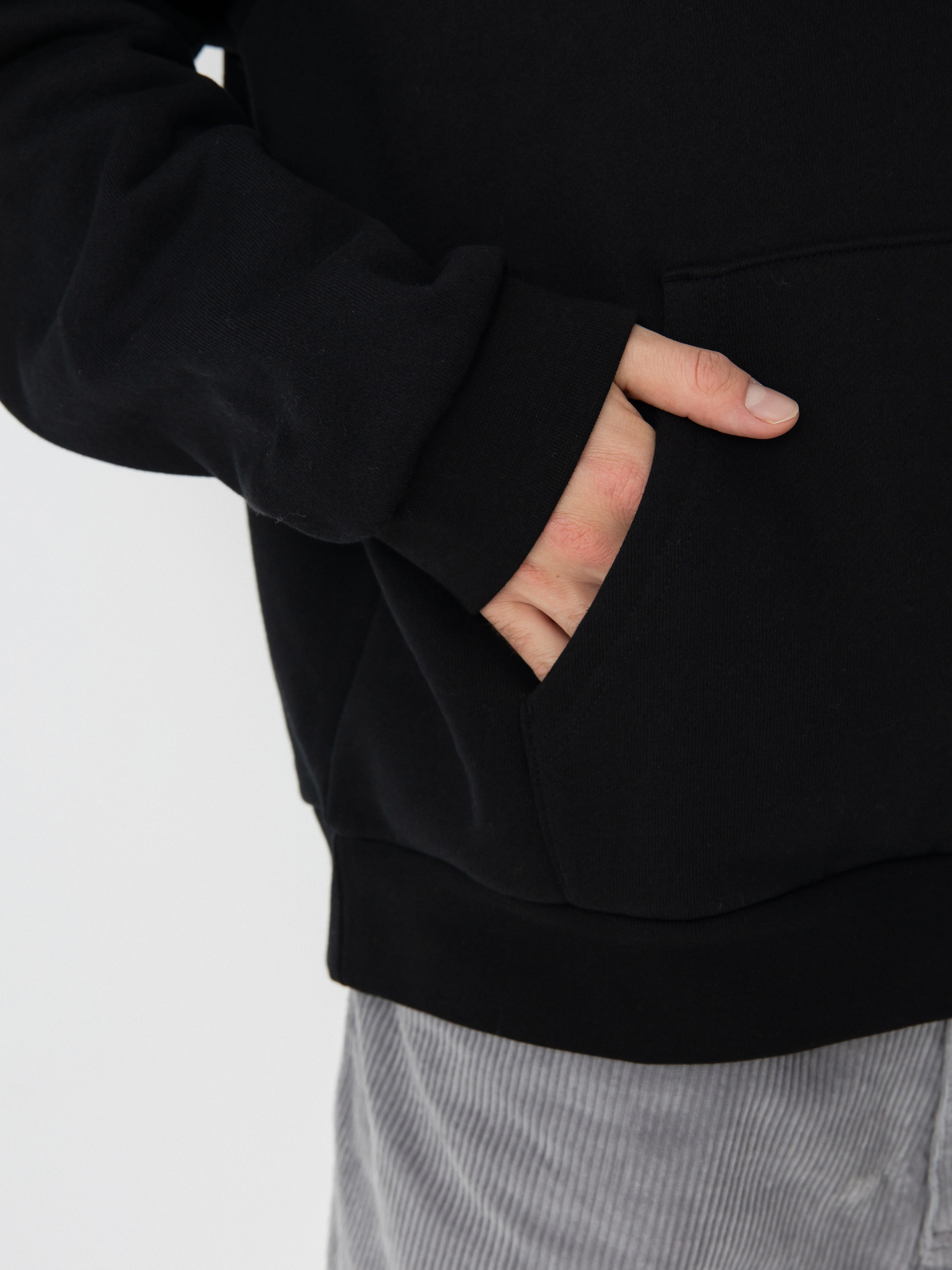 Bluza z kapturem OBEY Services Extra Heavy HD (black)