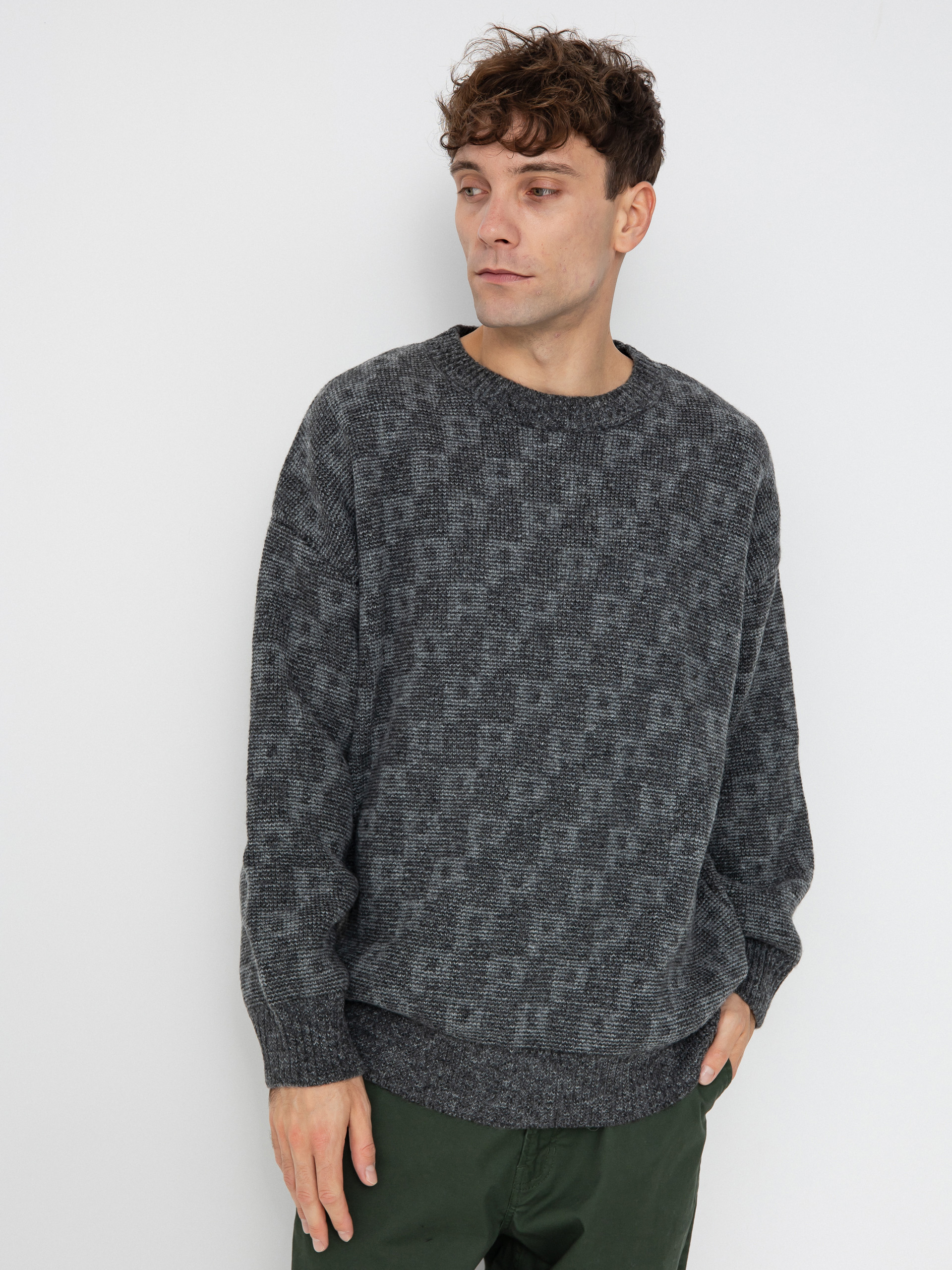 Sweter Polar Skate George P Pattern (grey)