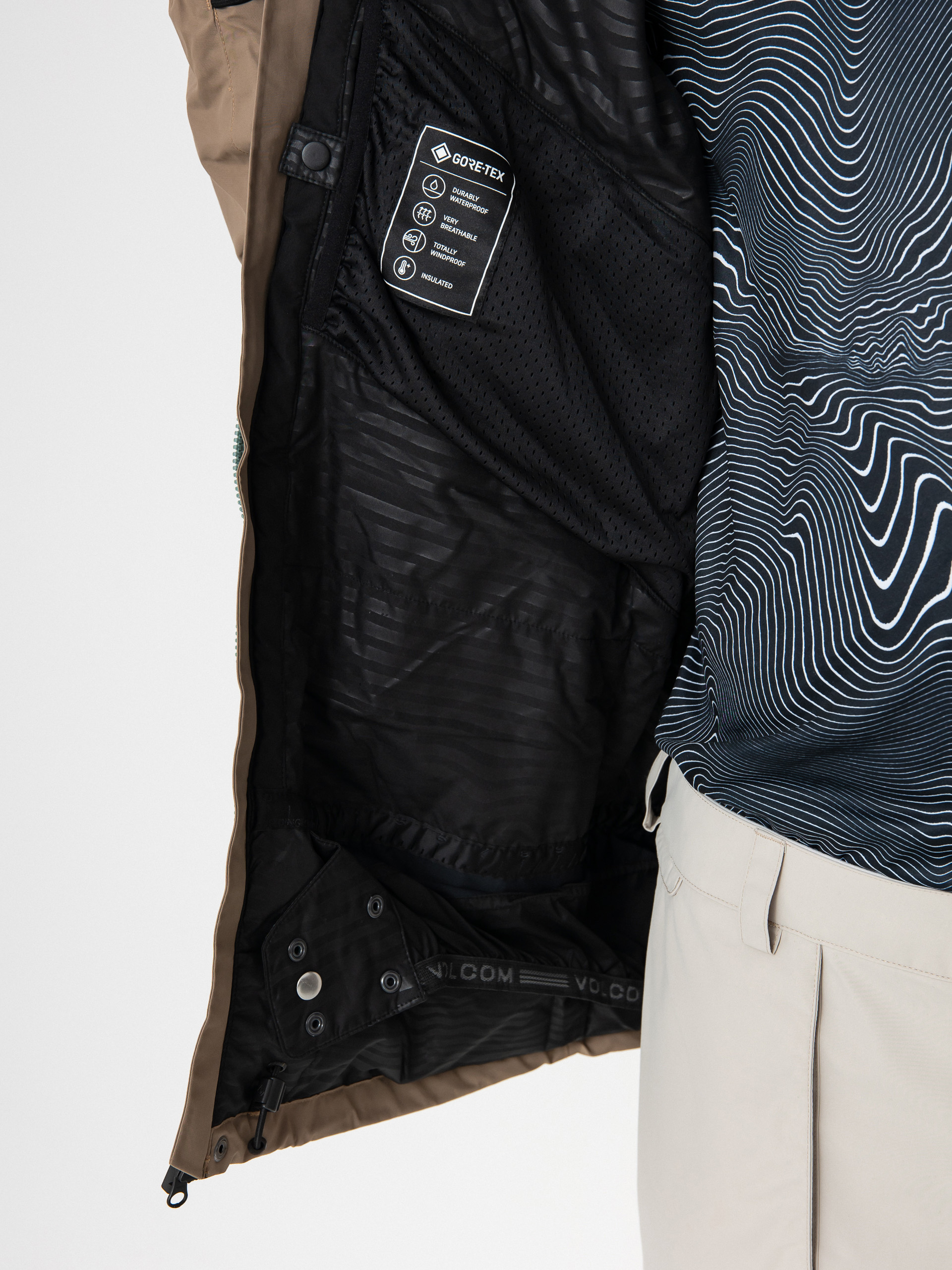 Męska Kurtka snowboardowa Volcom L Ins Gore Tex (agave)