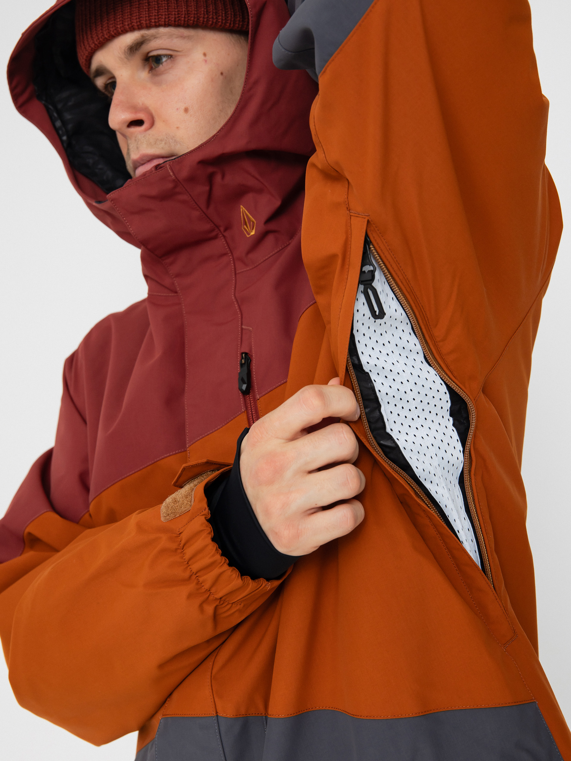 Męska Kurtka snowboardowa Volcom Primry Ins (caramel)