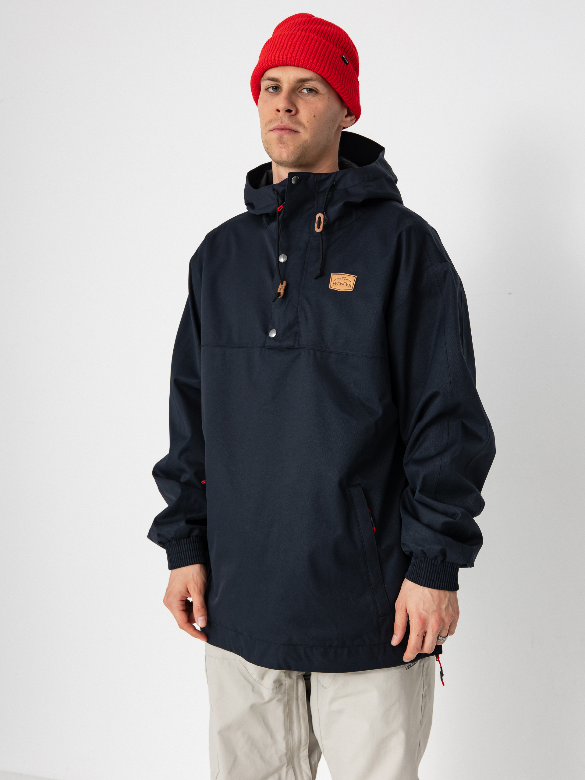 Kurtka snowboardowa Volcom Longo 20K Pullover - czarny (black)