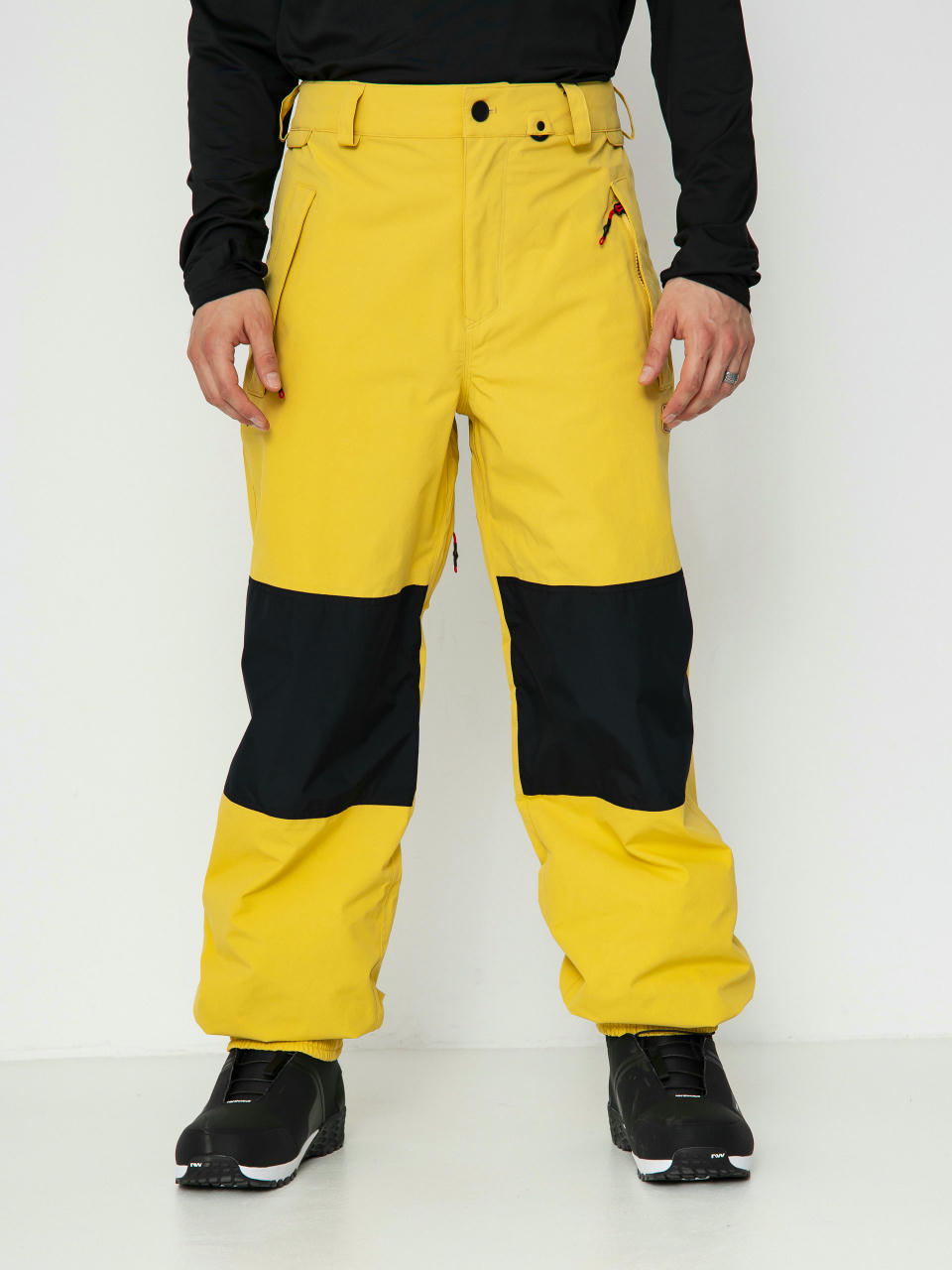 Męskie Spodnie snowboardowe Volcom Longo Gore Tex (dark yellow)