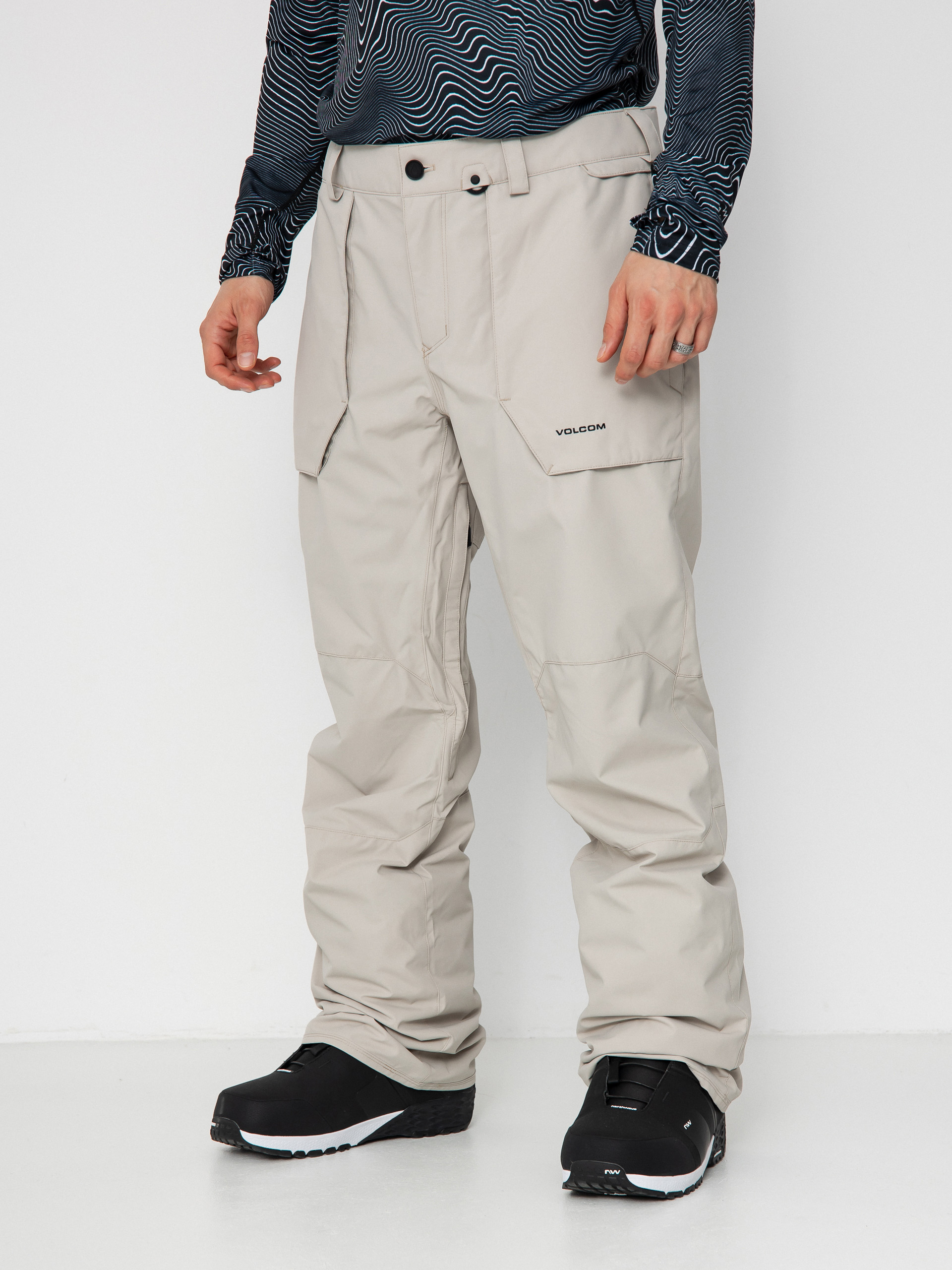 Męskie Spodnie snowboardowe Volcom Roan (stone)