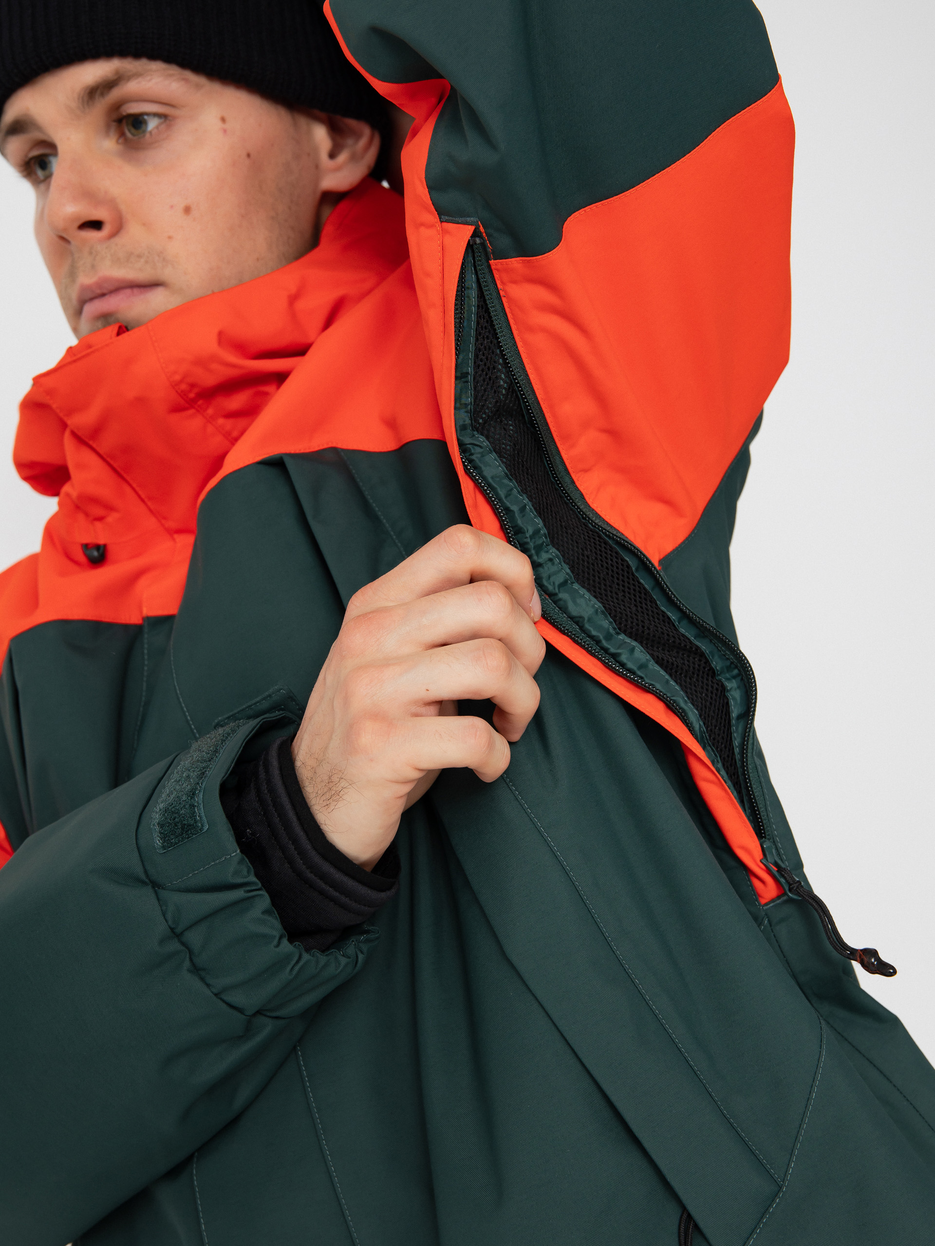 Męska Kurtka snowboardowa Vans Mte Hellbound (fiesta/green gables)