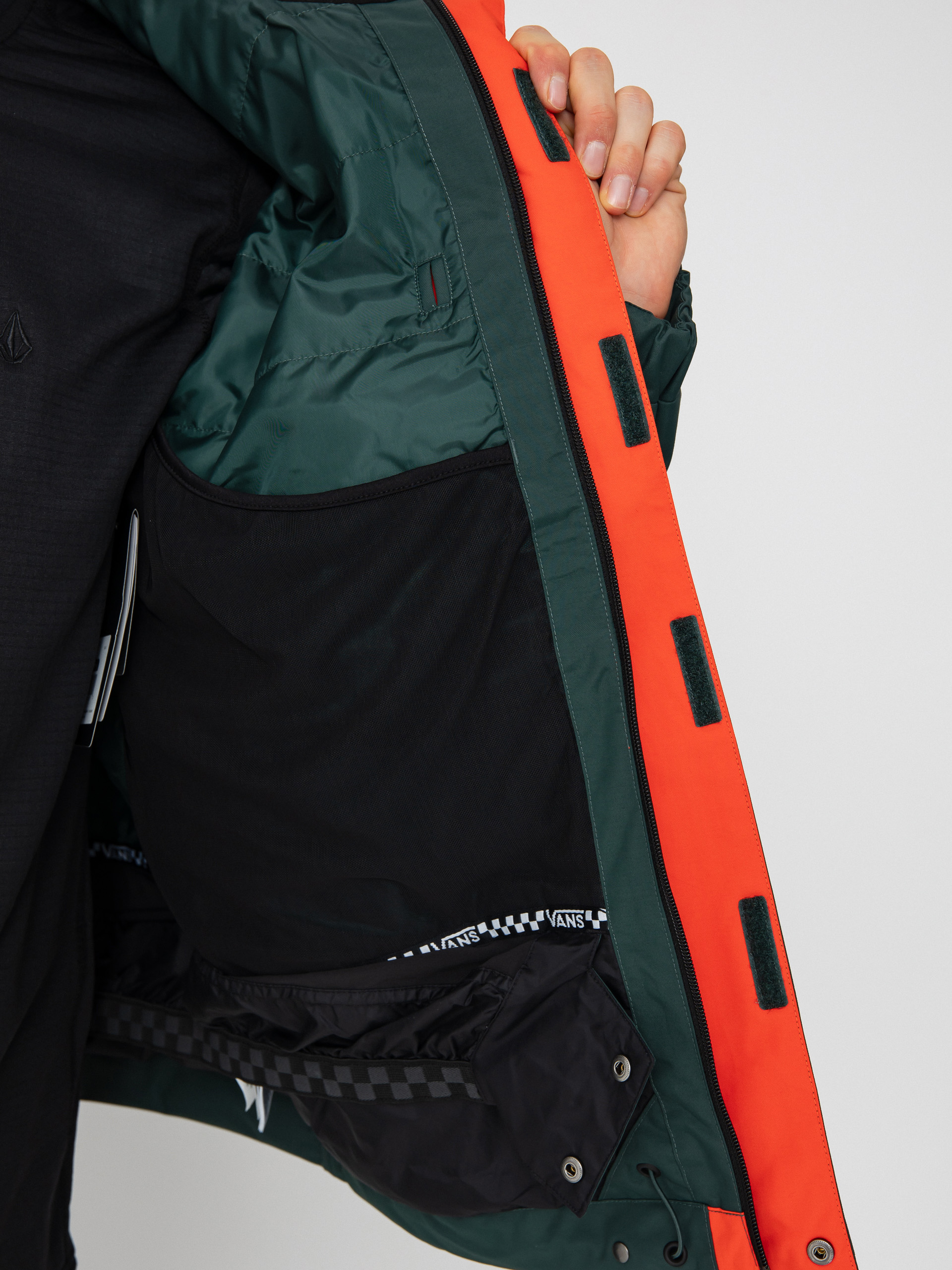 Męska Kurtka snowboardowa Vans Mte Hellbound (fiesta/green gables)