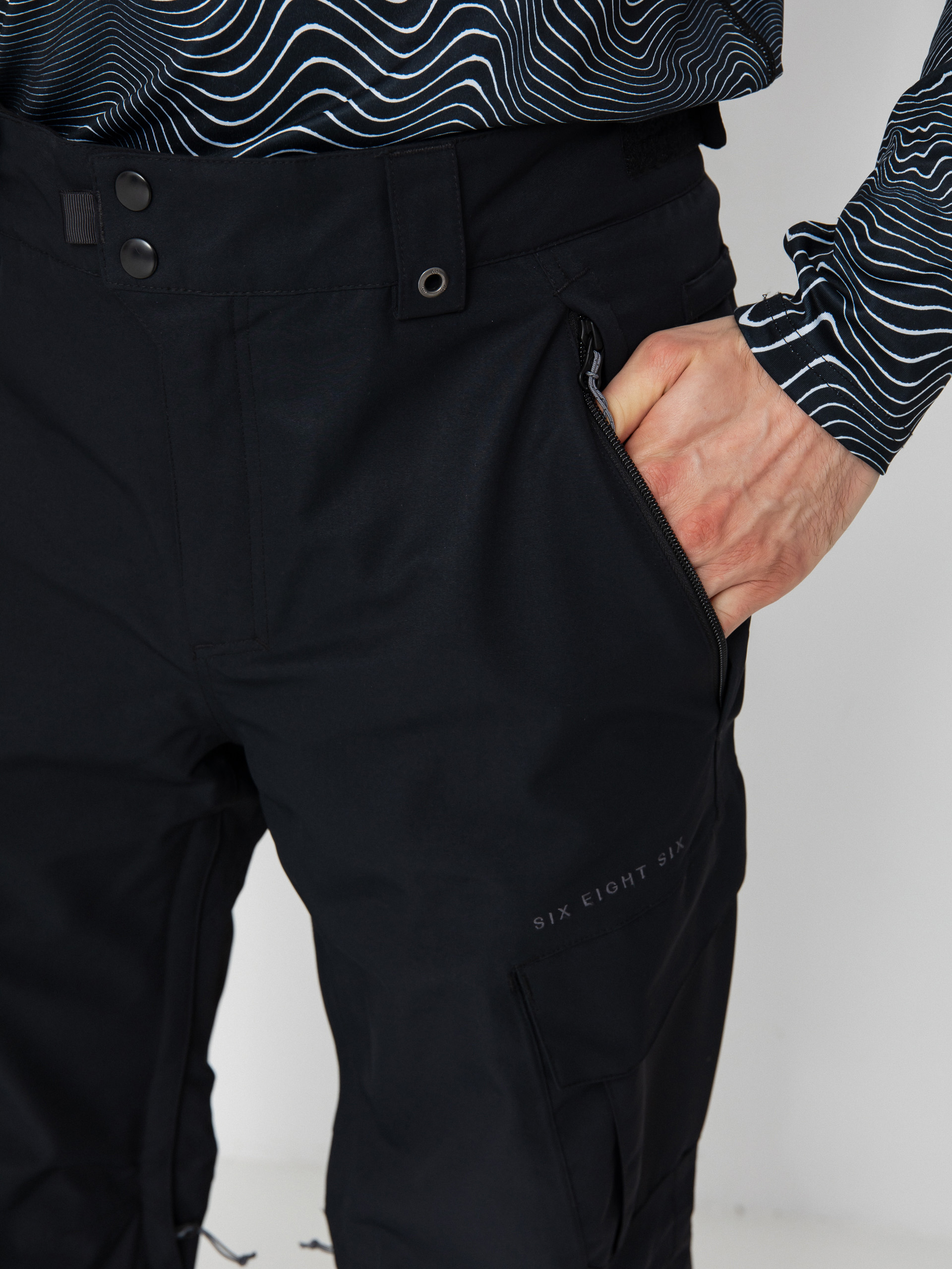 Męskie Spodnie snowboardowe 686 Smarty 3 In 1 Cargo (black)