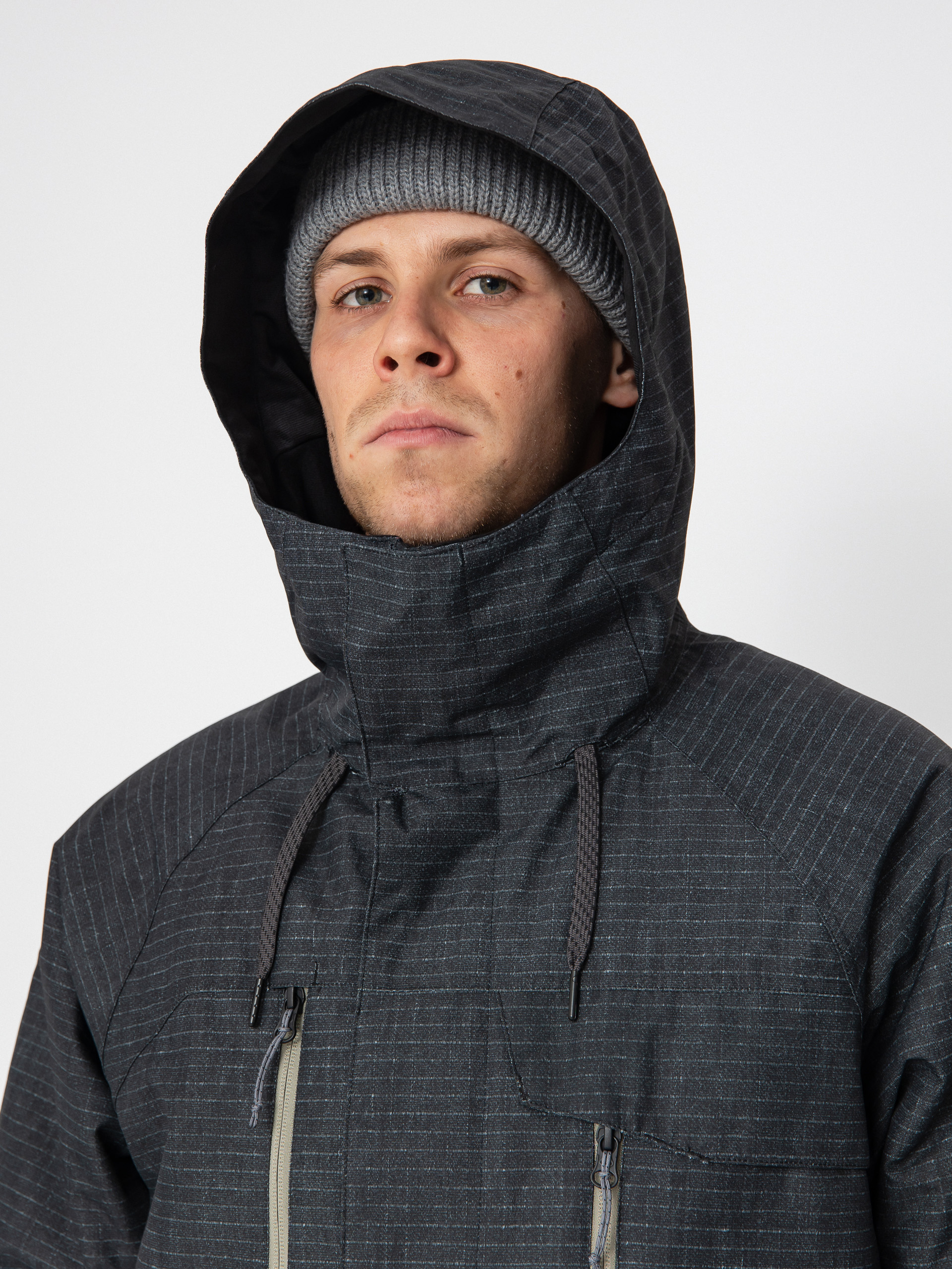 Męska Kurtka snowboardowa 686 Geo Insulated (black ripstop colorblock)