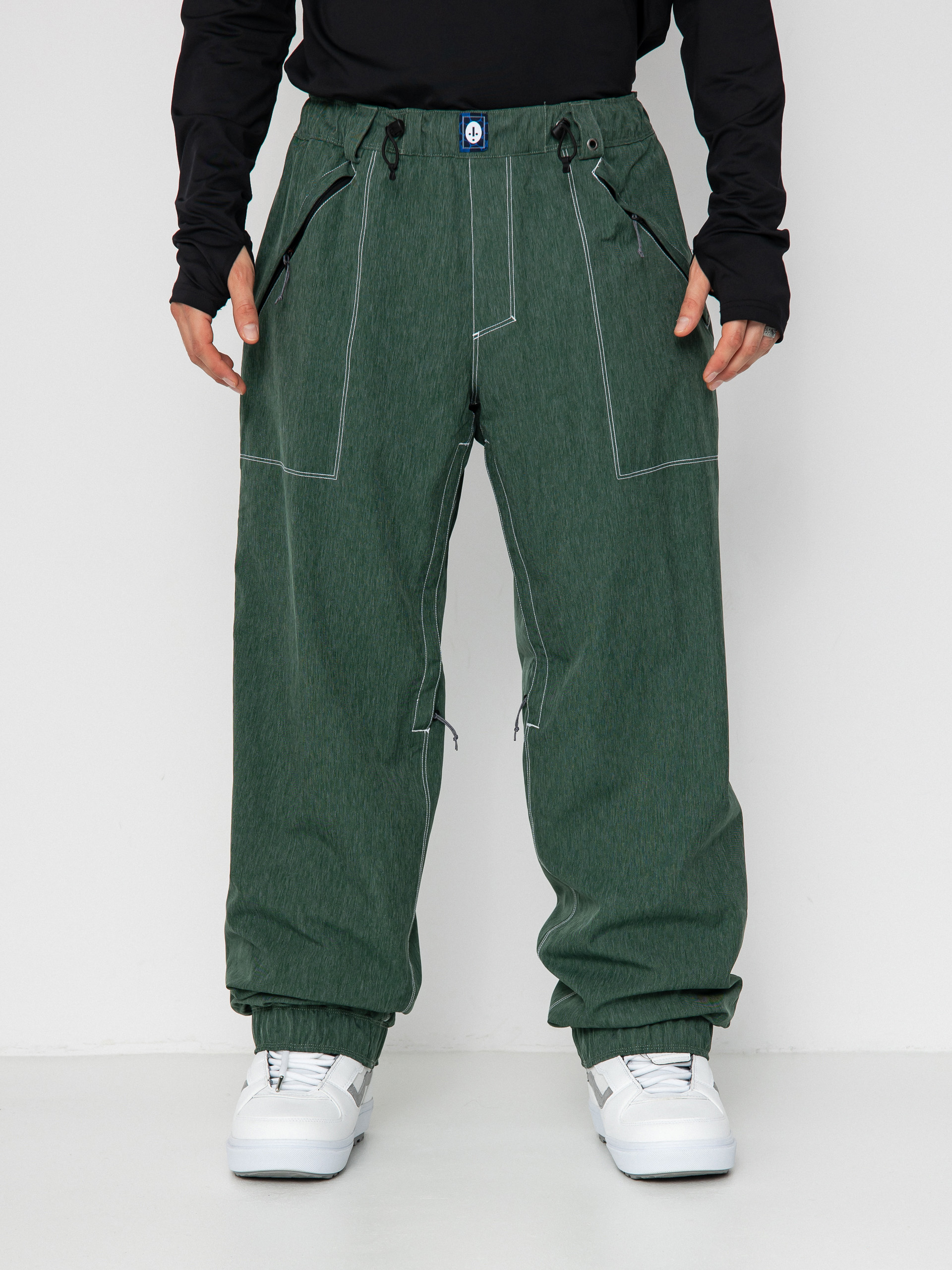 Męskie Spodnie snowboardowe 686 Dojo (forest green denim)