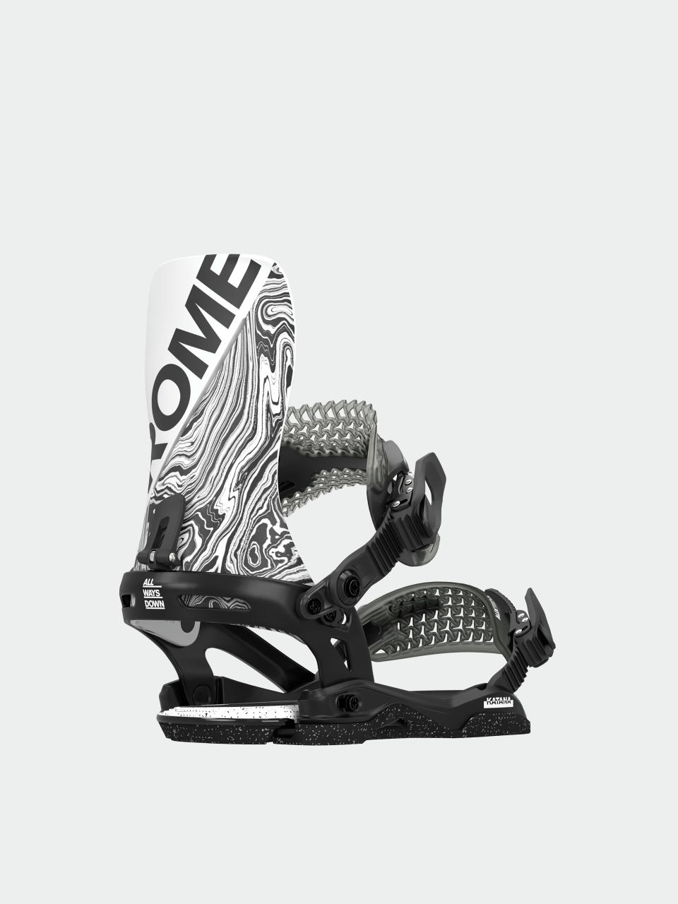 Męskie Wiązania snowboardowe Rome Katana (black/white)