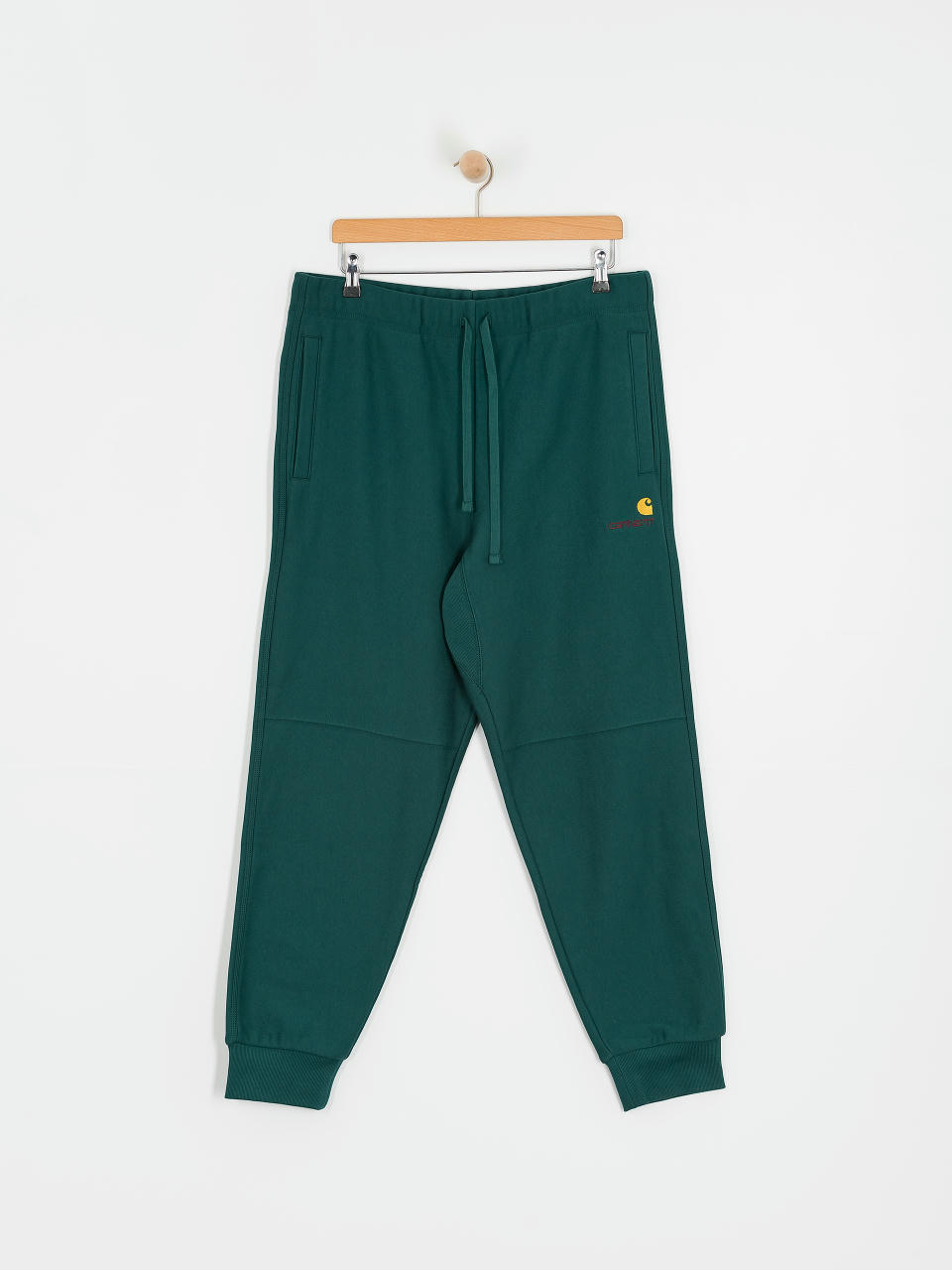 Spodnie Carhartt WIP American Script Jogging (malachite)