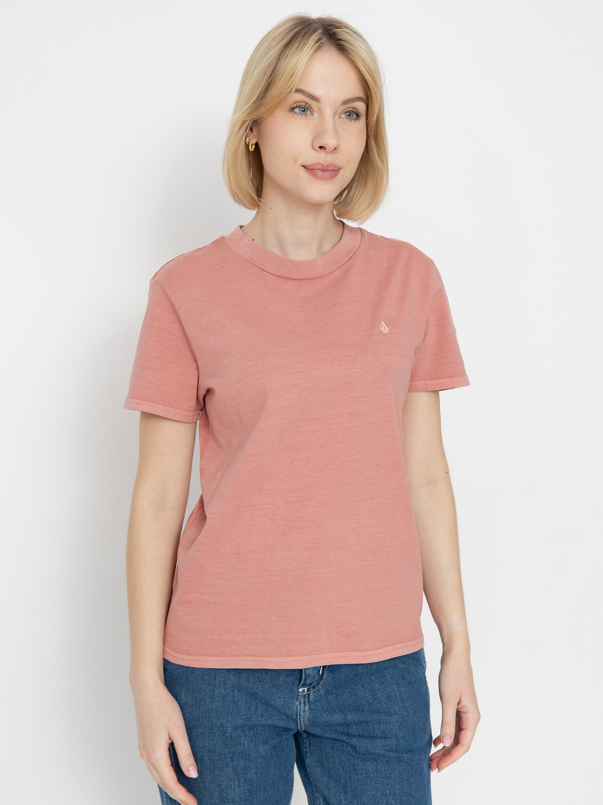 T-shirt Volcom Solid Stone Emb Wmn (mauve rose)