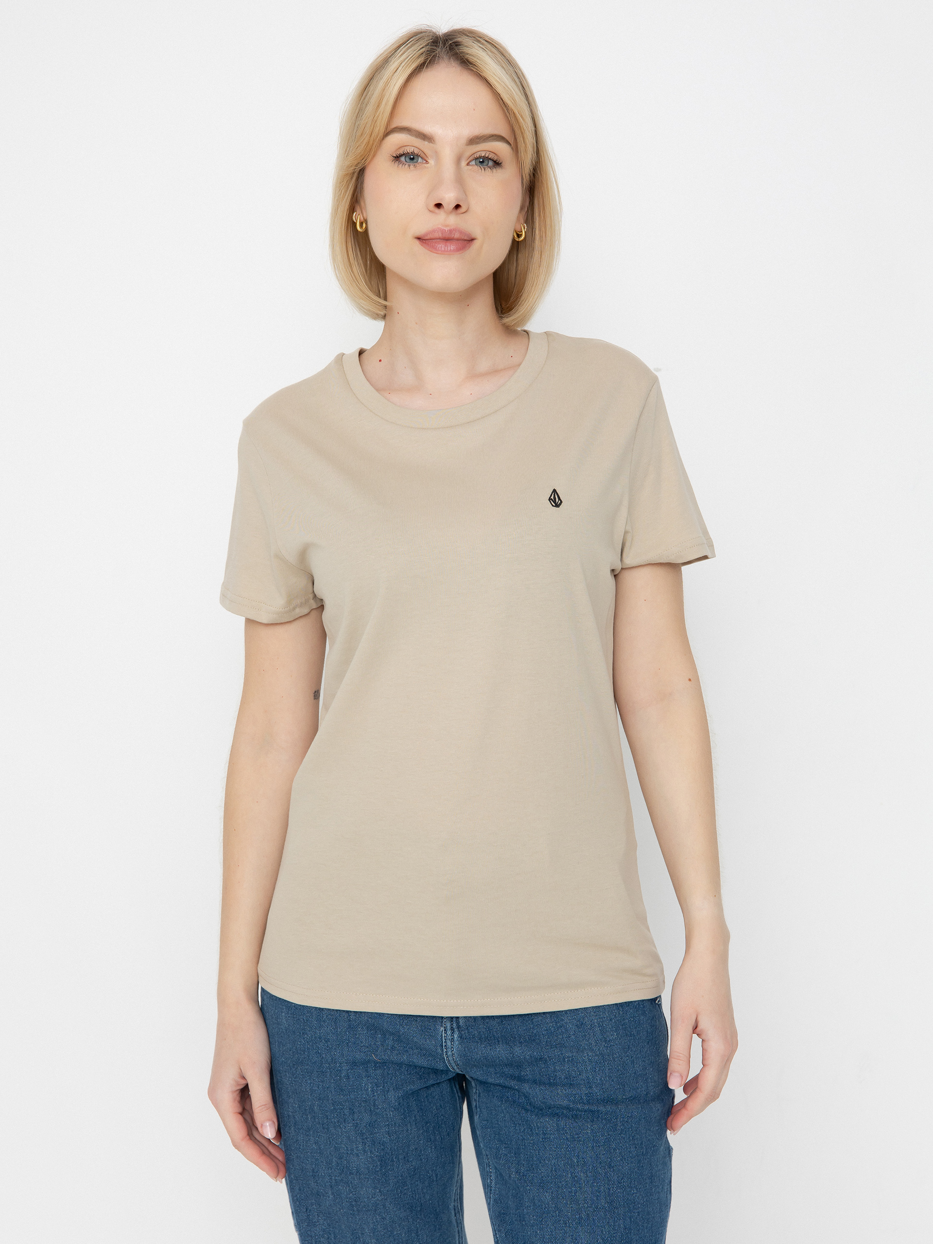 T-shirt Volcom Stone Blanks Wmn (light khaki)