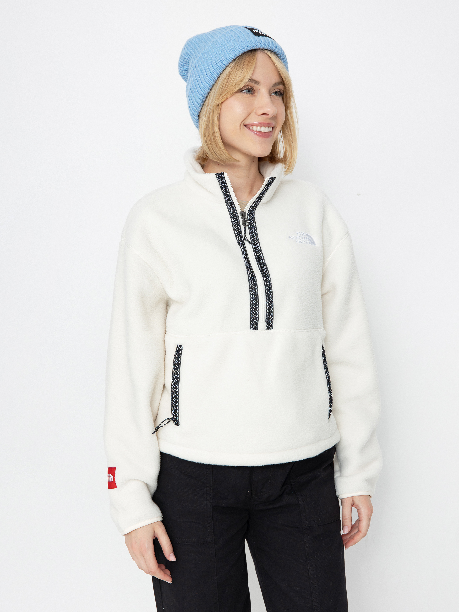 Polar The North Face Tnf Fleeski 1/4 Zip Wmn - biały (white