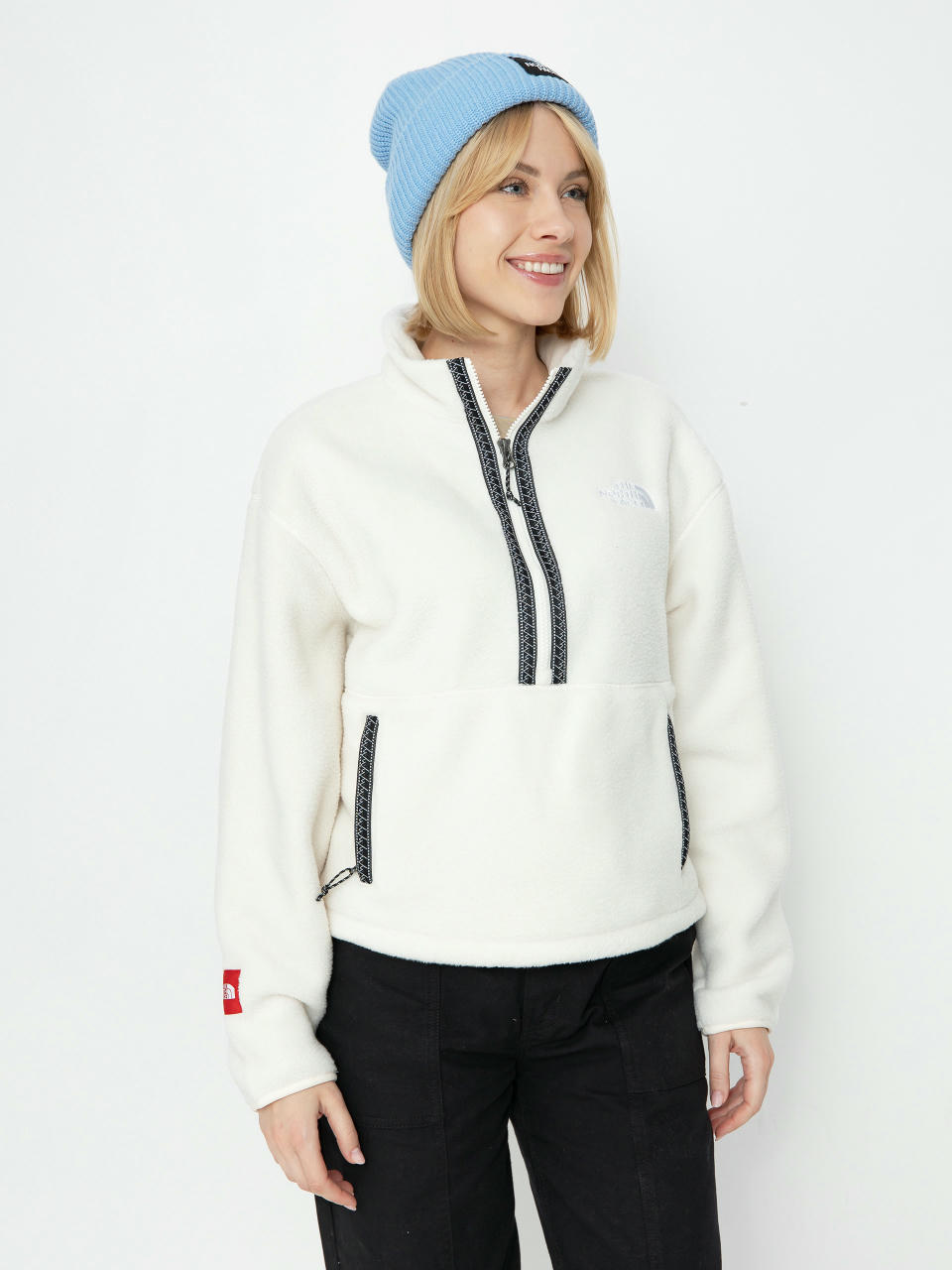 Polar The North Face Tnf Fleeski 1/4 Zip Wmn (white dune)