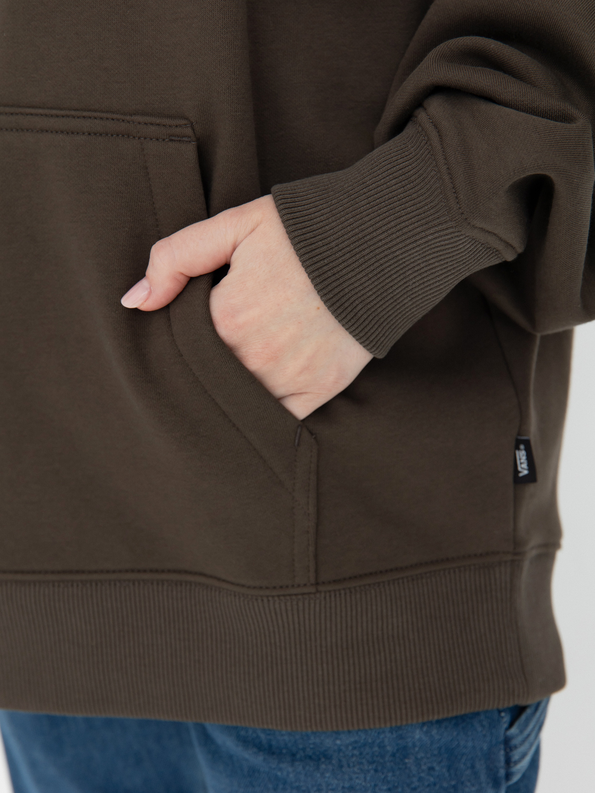 Bluza z kapturem Vans Harmonious Os HD Wmn (turkish coffee)