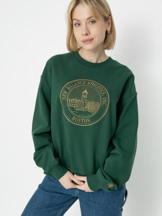 Bluza New Balance Athletics French Terry Oversized Crest Crew Wmn (nightwatch green)