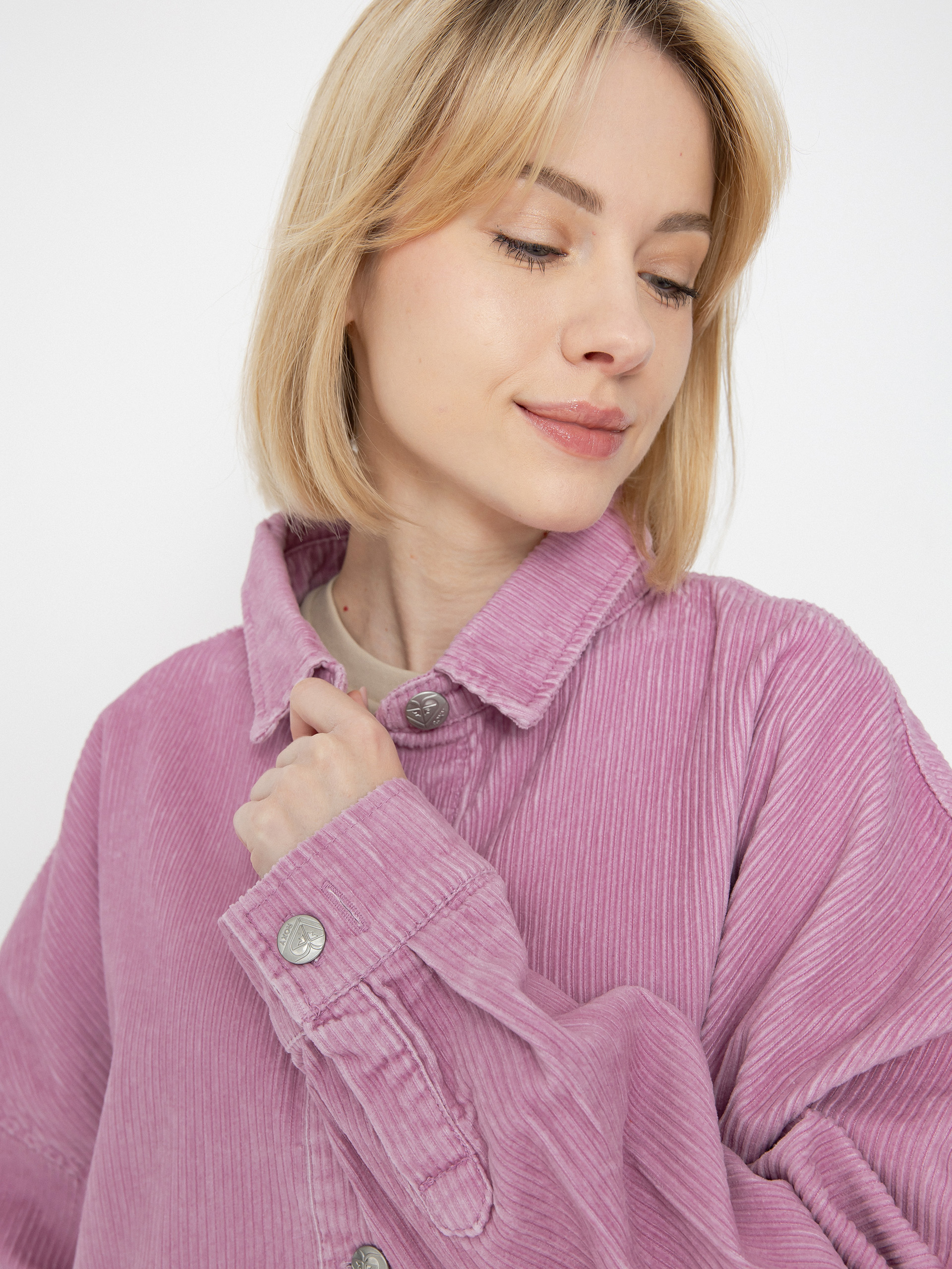 Koszula Roxy Kick Back Washed Cord Wmn (mauve orchid)