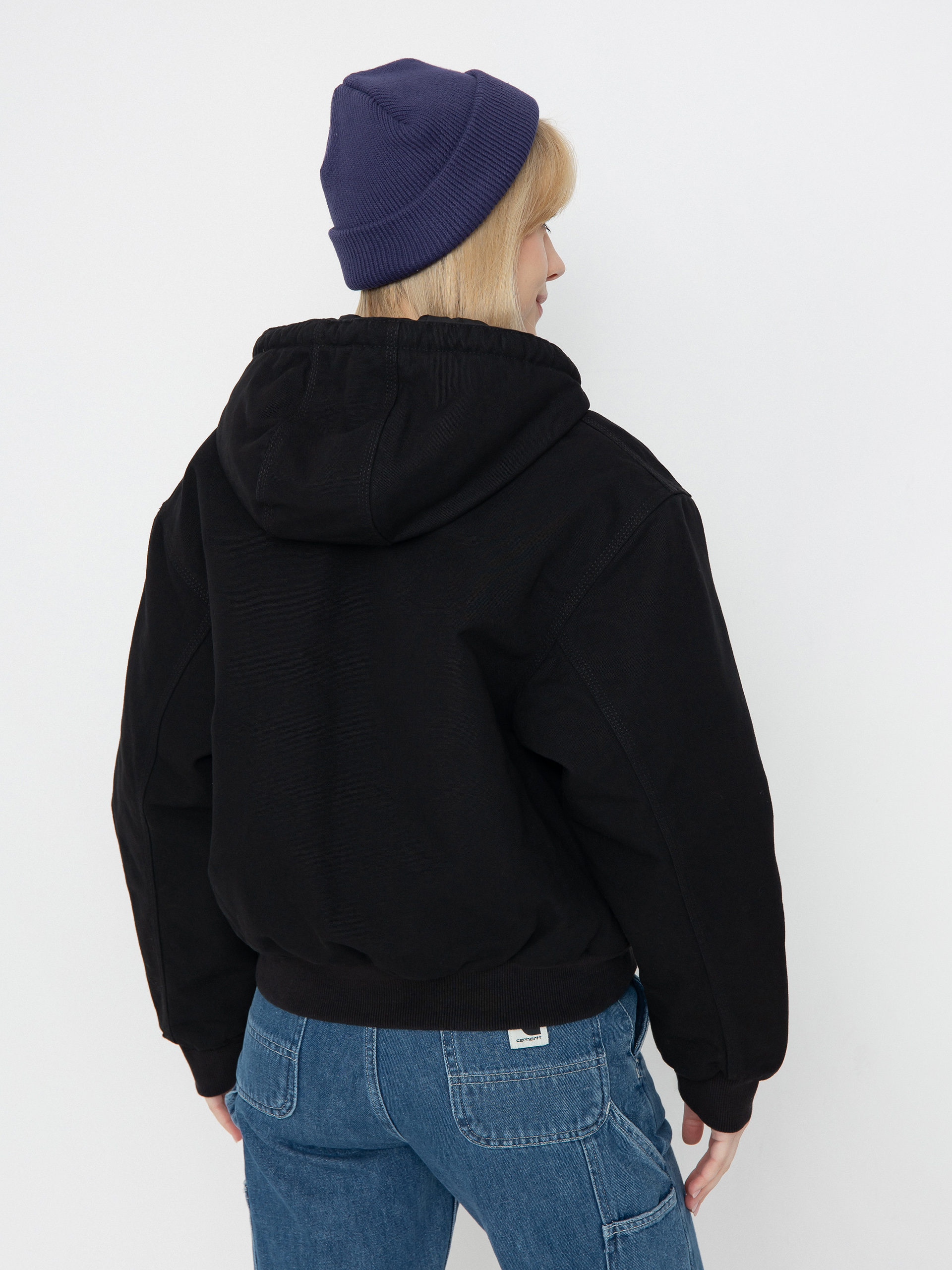 Kurtka Carhartt WIP OG Active Wmn (black rinsed canvas)
