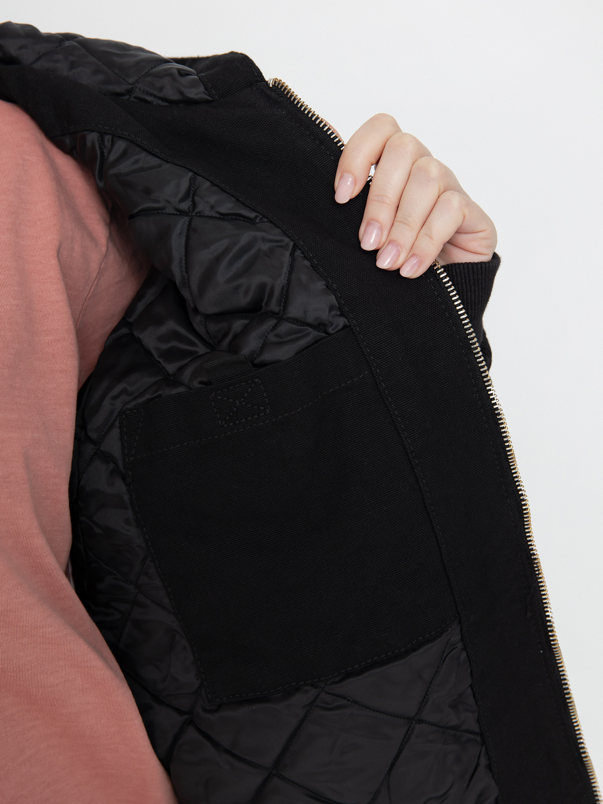 Kurtka Carhartt WIP OG Active Wmn (black rinsed canvas)