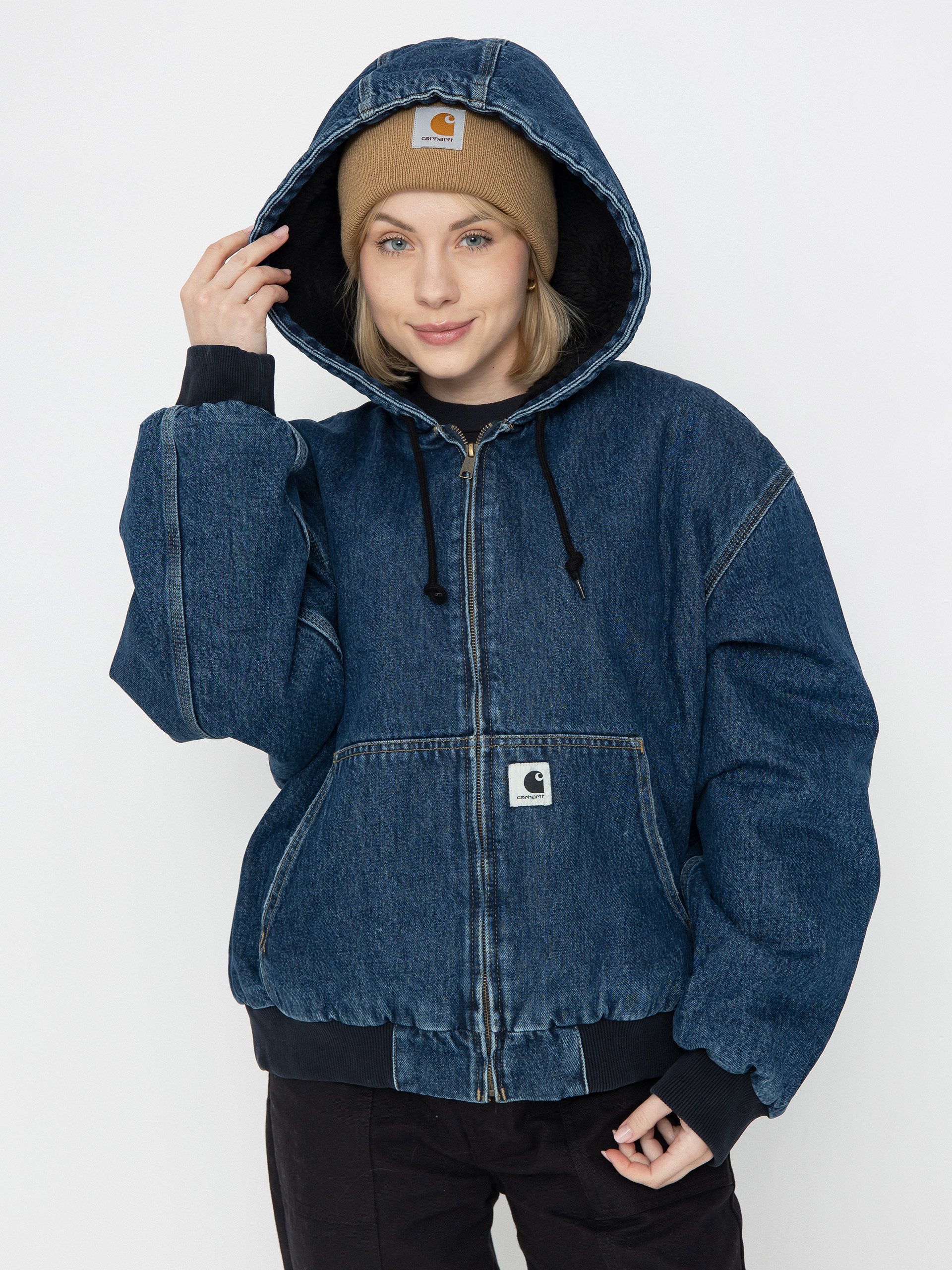 Kurtka Carhartt WIP OG Active Wmn (blue stone washed)