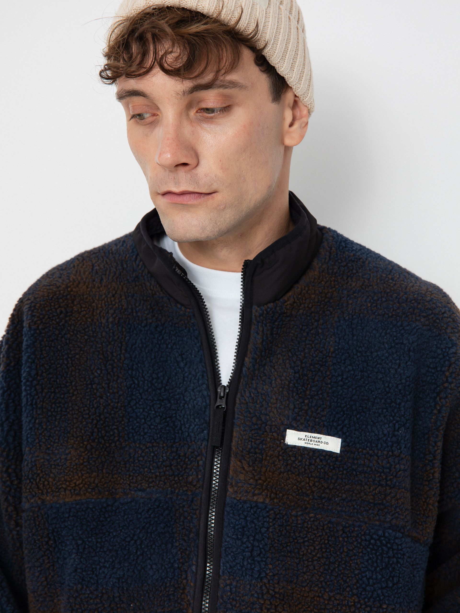 Kurtka Element Classic Sherpa (eclipse navy/java plaid)