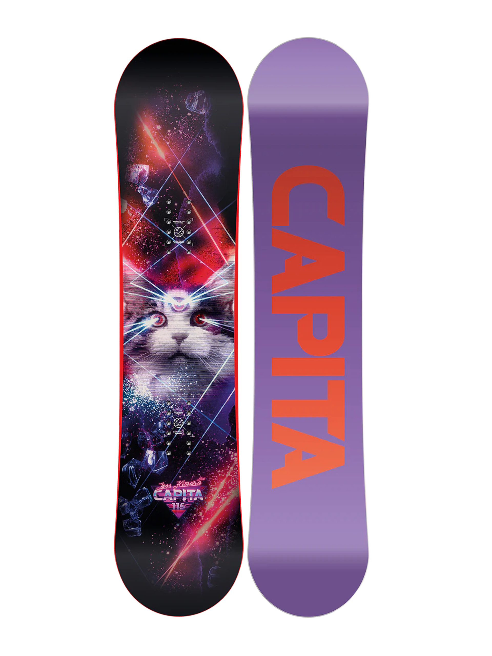 Deska snowboardowa Capita Jess Kimura Mini JR (purple/red)