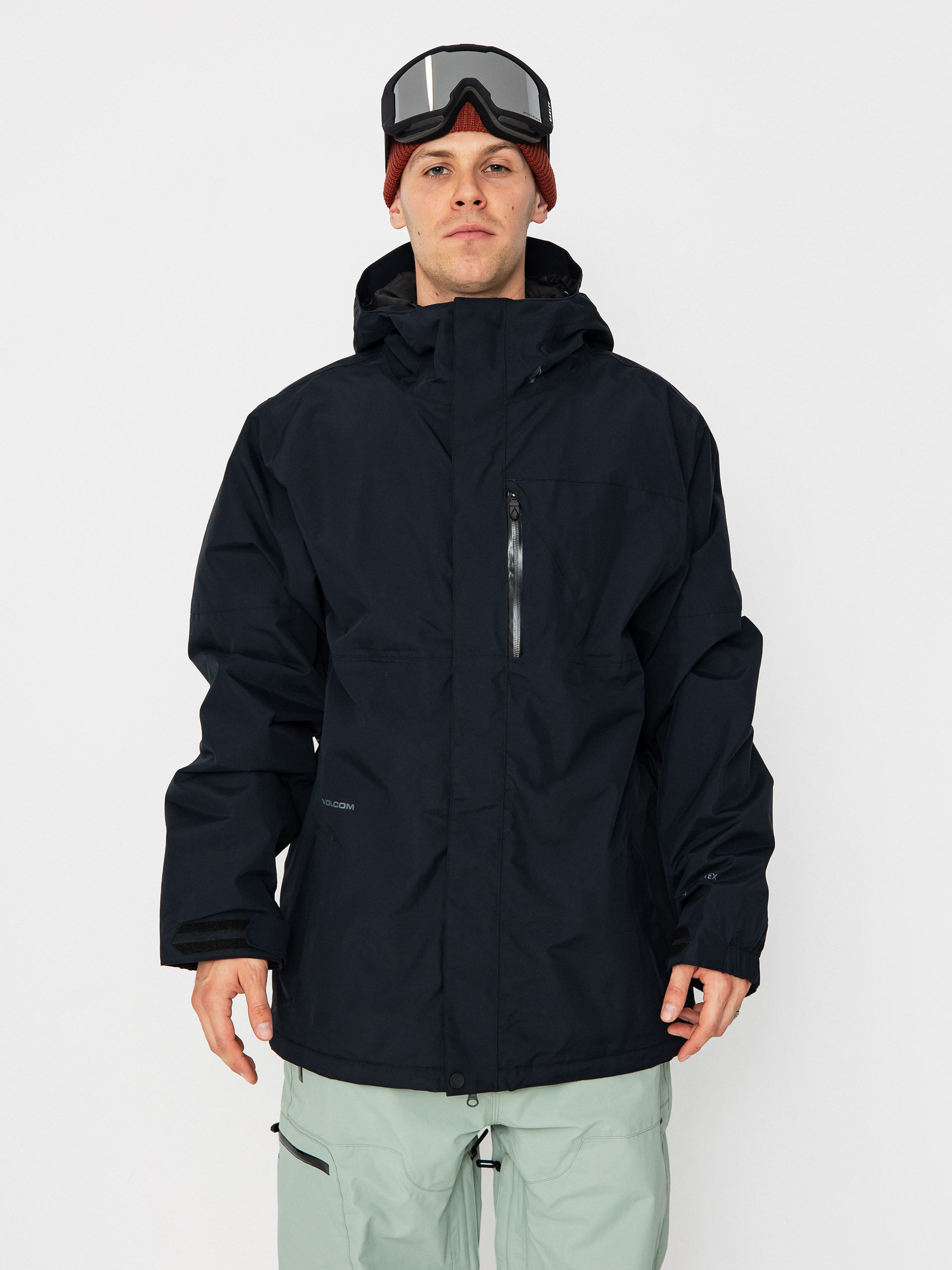 Kurtka snowboardowa Volcom L Ins Gore Tex - czarny (black)