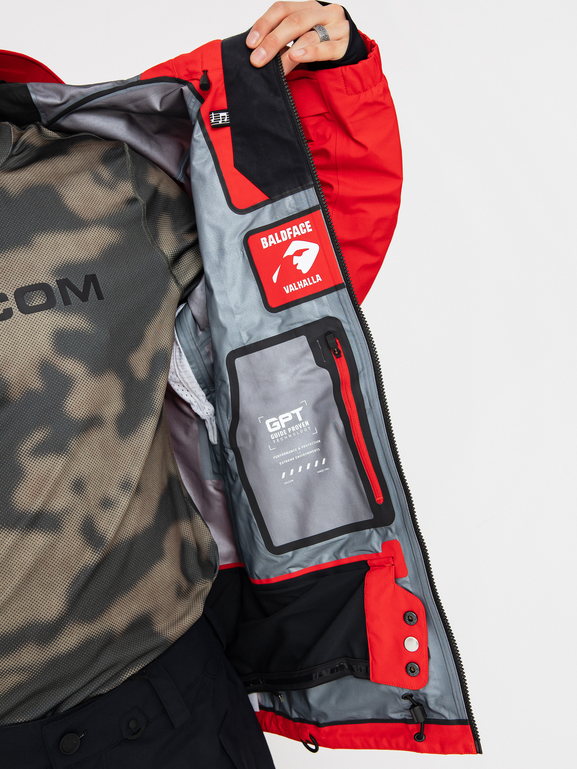 Męska Kurtka snowboardowa Volcom Guide Gore Tex (crimson)