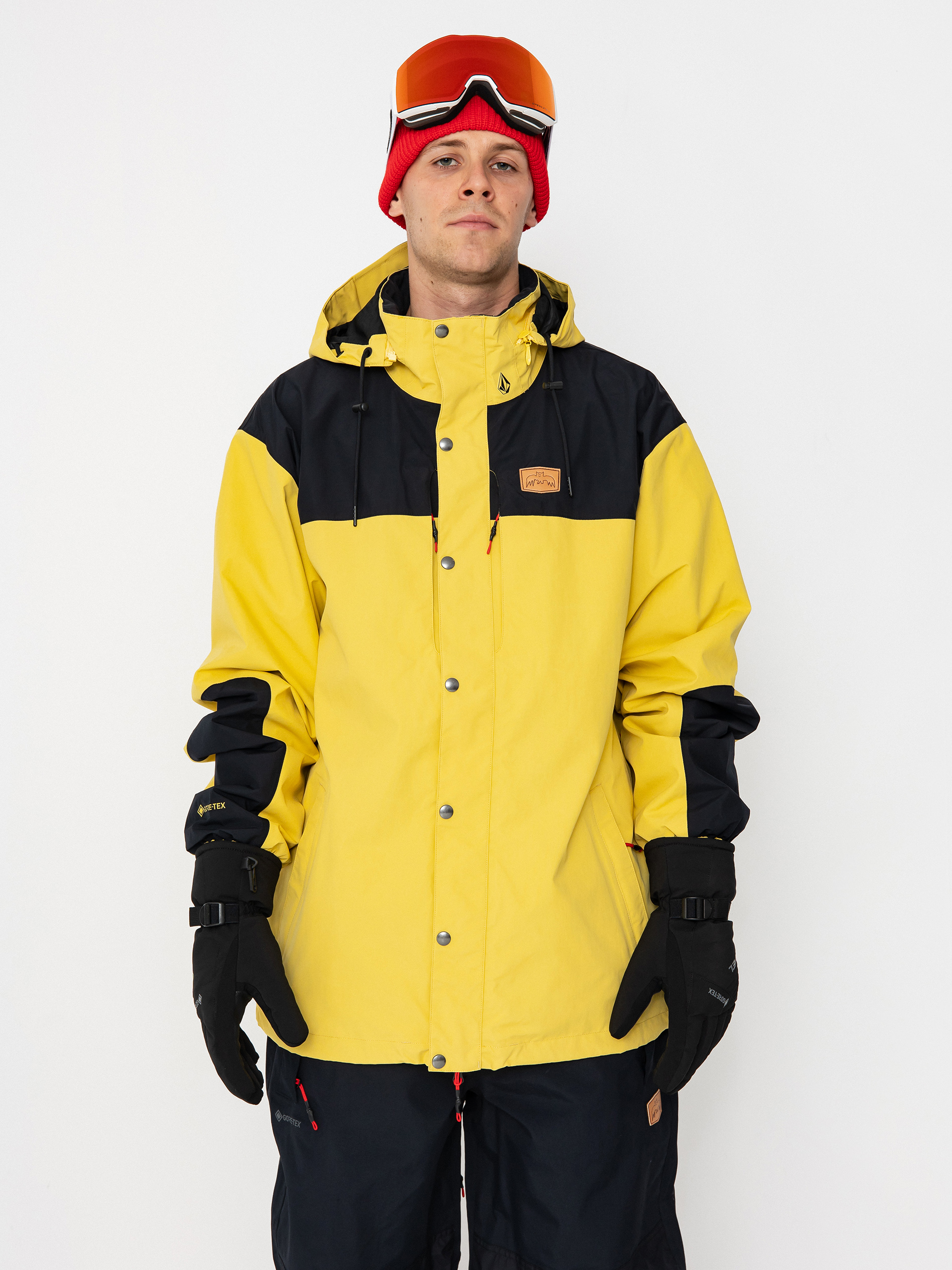 Kurtka snowboardowa Volcom Longo Gore Tex (dark yellow)