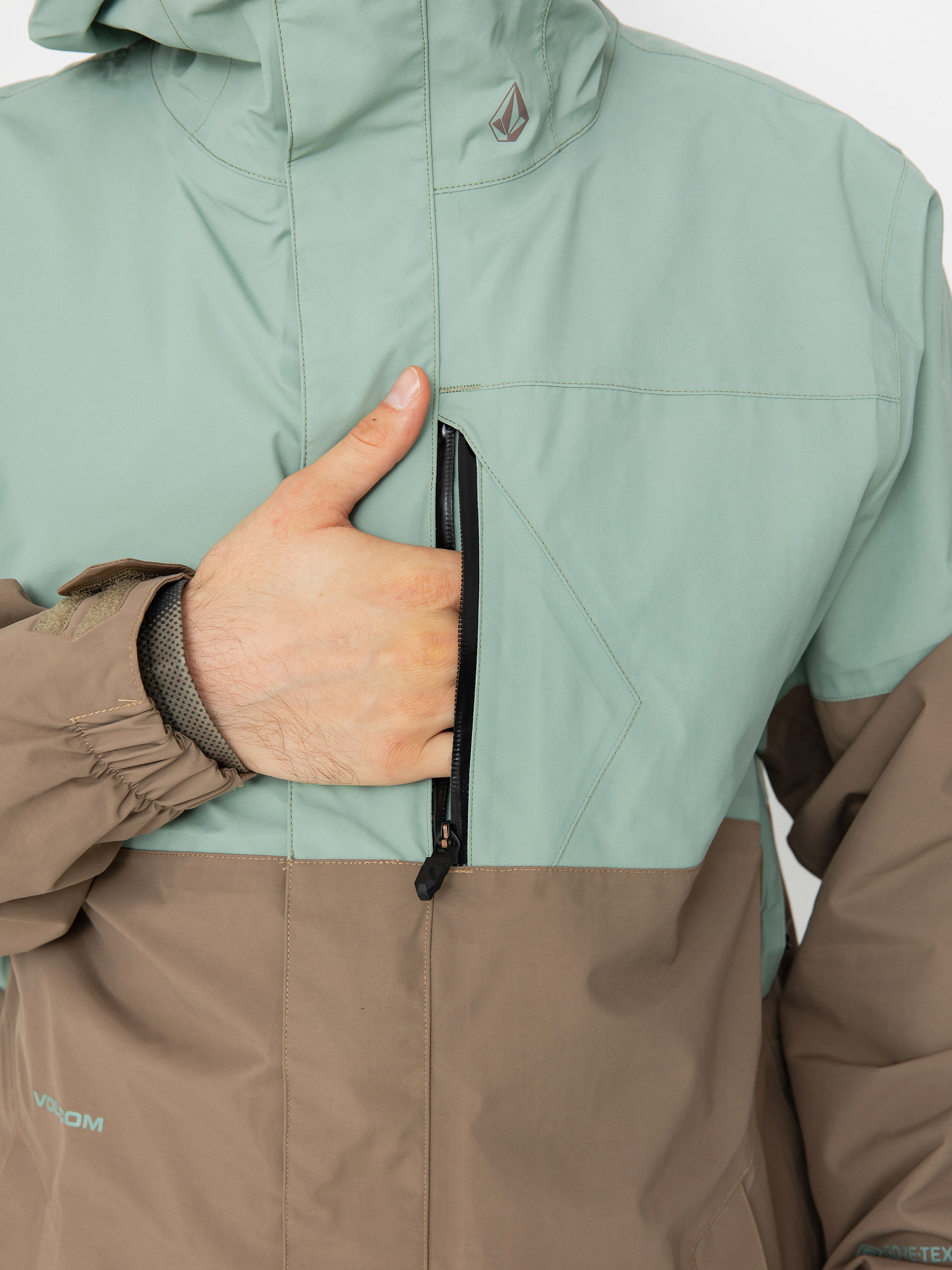 Męska Kurtka snowboardowa Volcom L Gore Tex (agave)