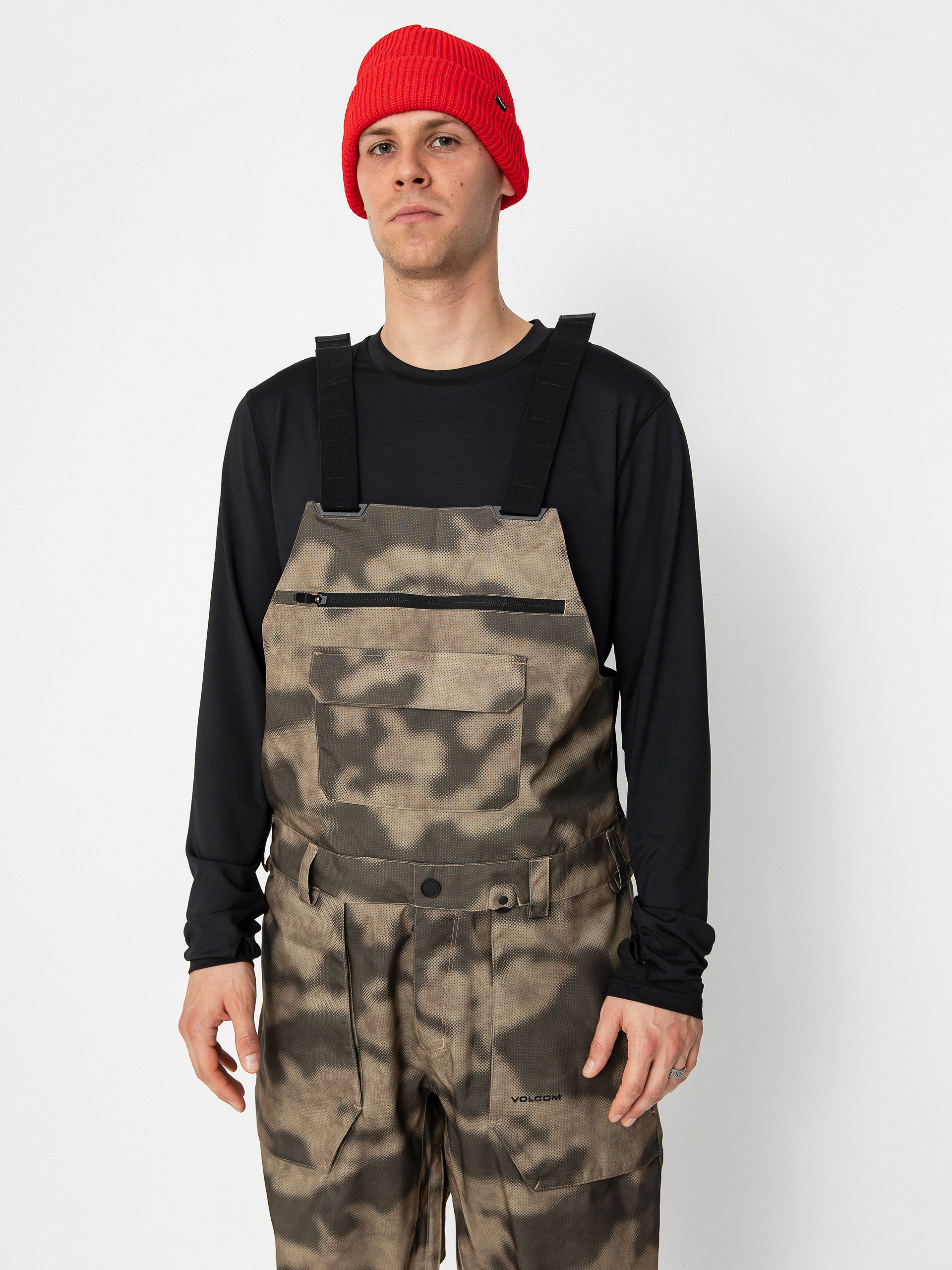 Męskie Spodnie snowboardowe Volcom Roan Bib Overall (camouflage)