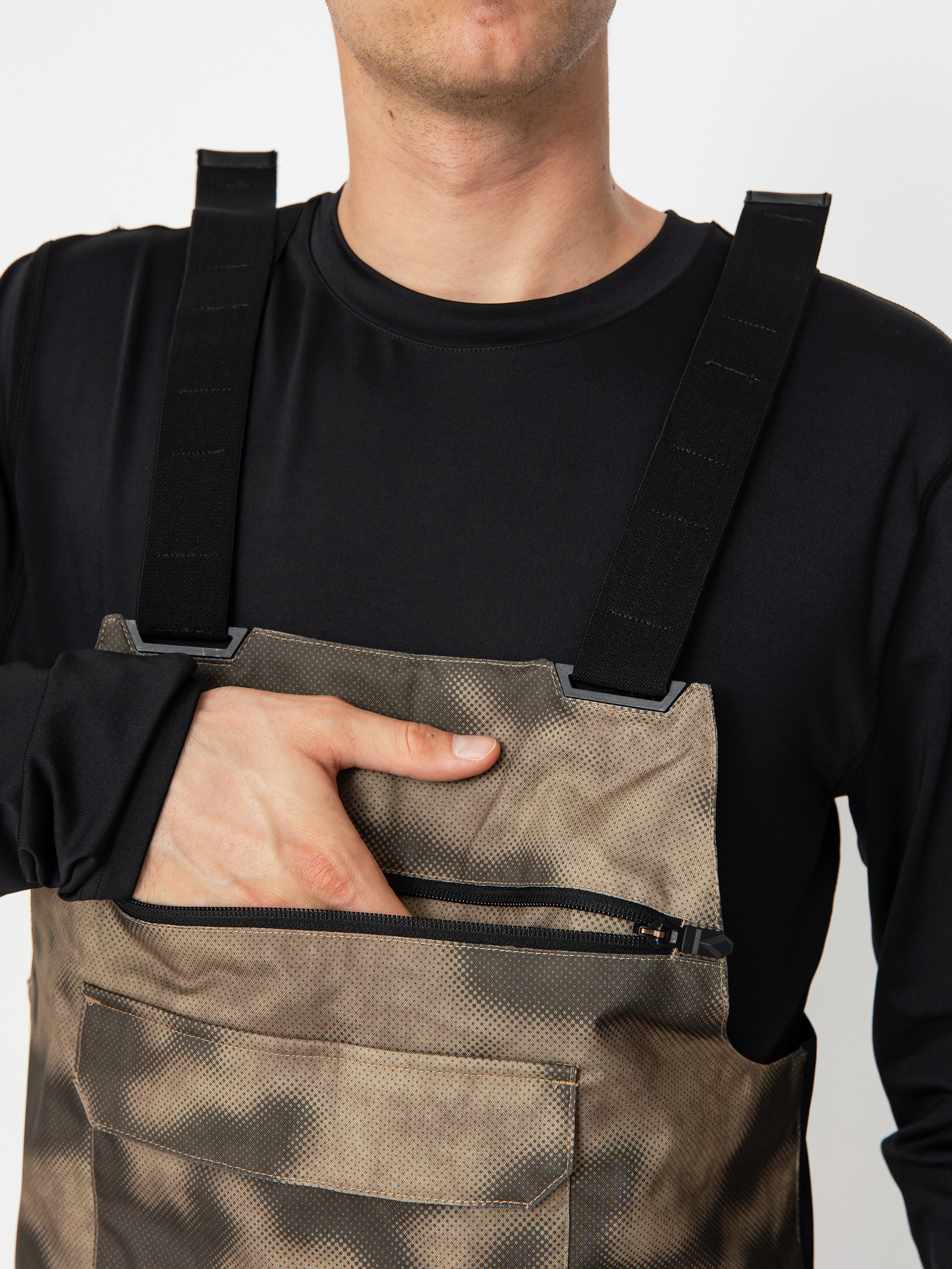 Męskie Spodnie snowboardowe Volcom Roan Bib Overall (camouflage)