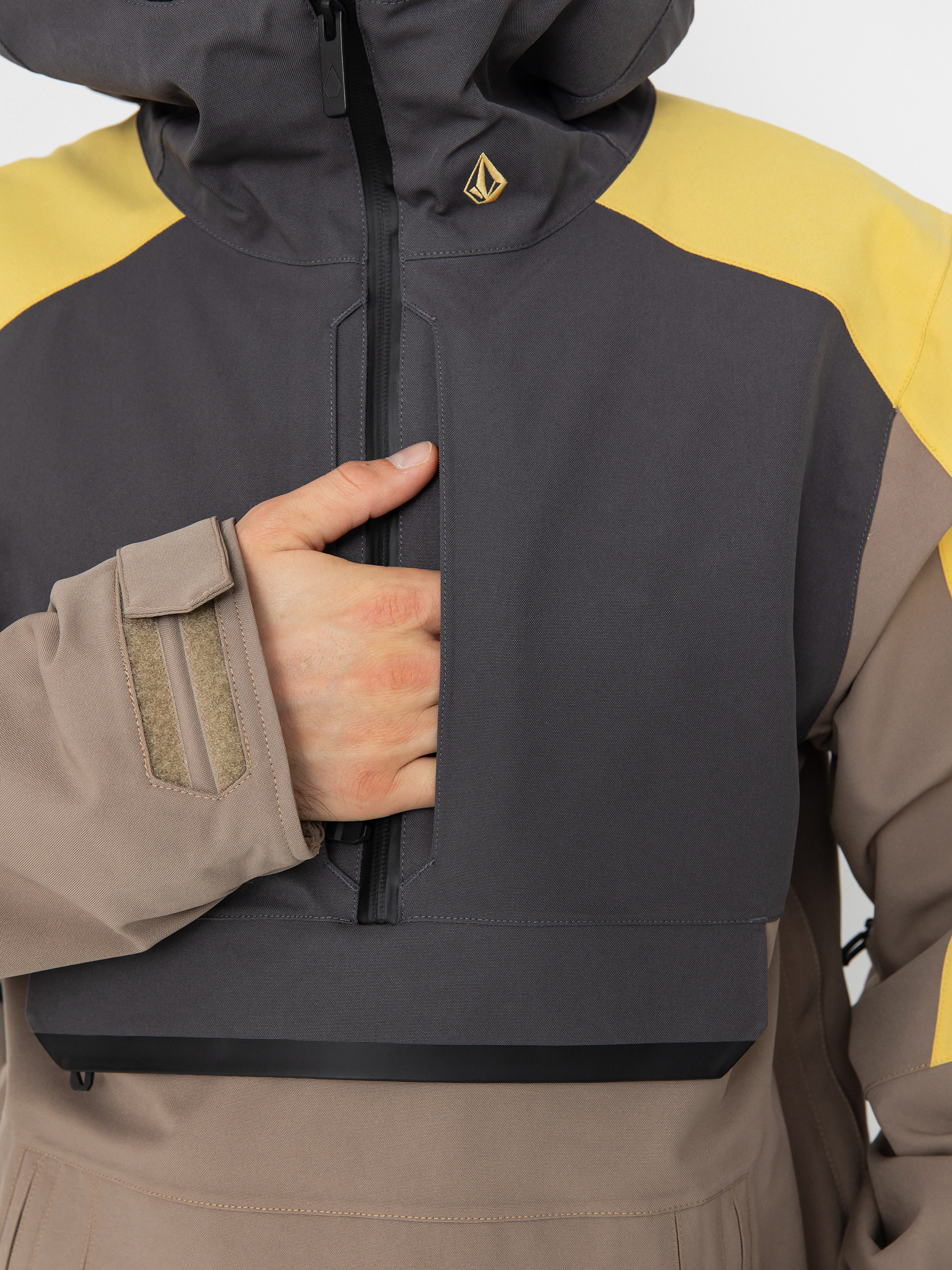 Męska Kurtka snowboardowa Volcom Brighton Pullover (chestnut brown)