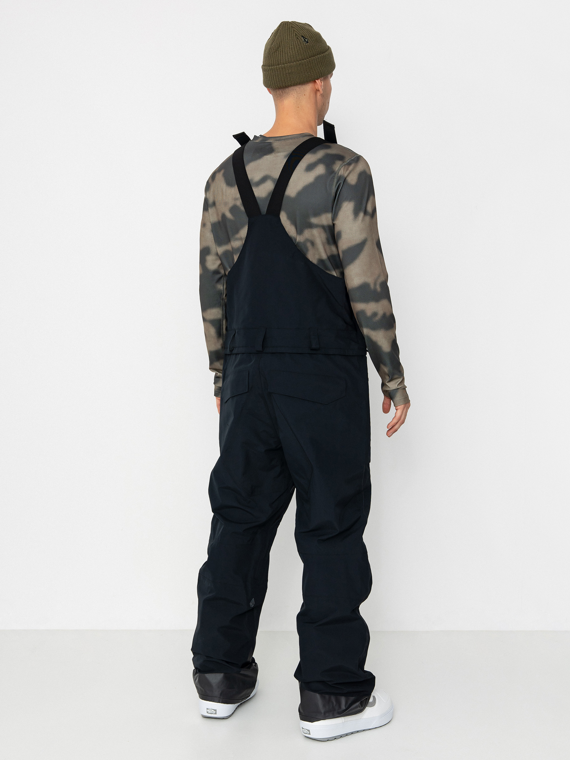 Męskie Spodnie snowboardowe Volcom Rain Gore Tex Bib Overall (black)