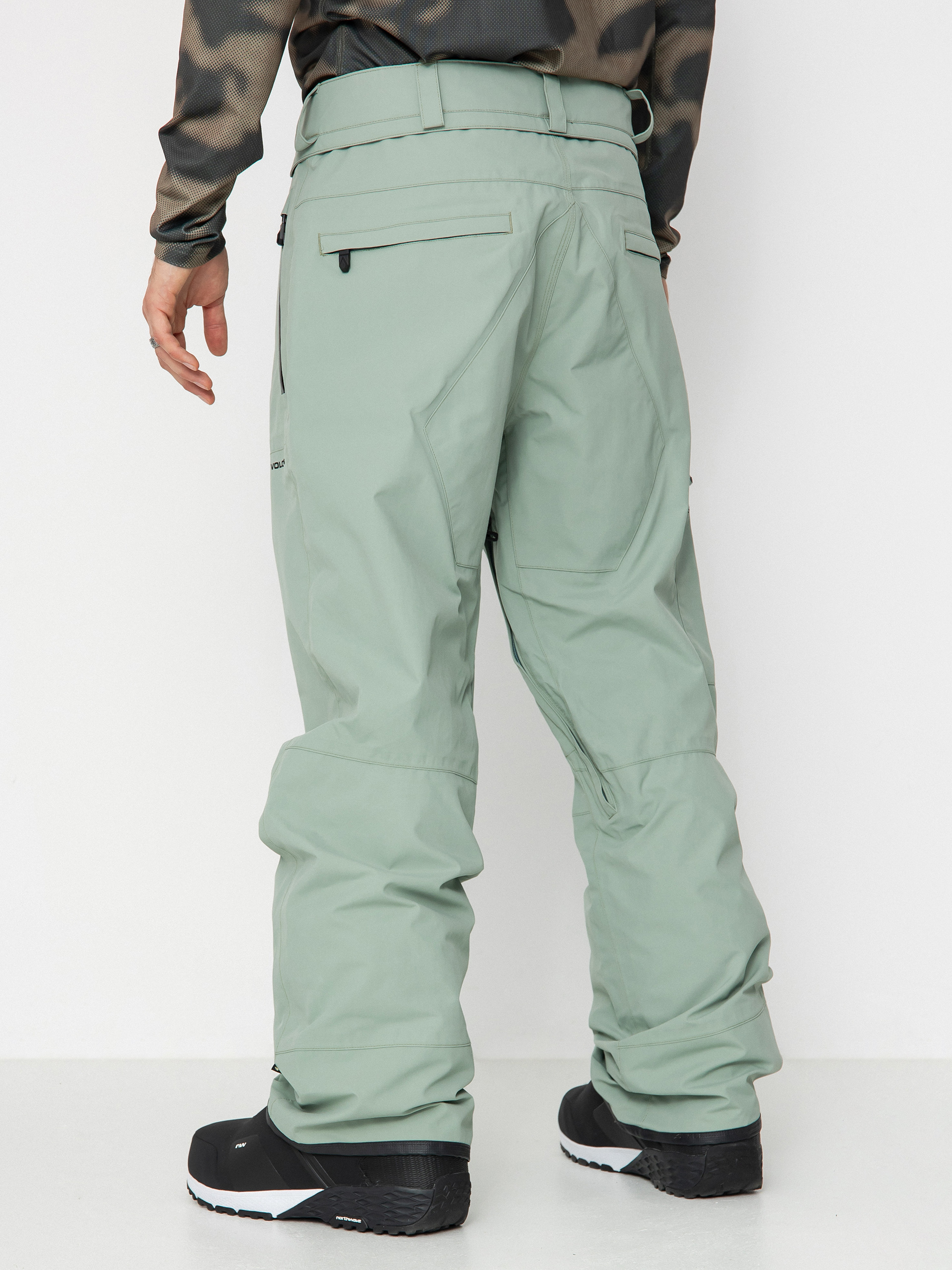 Męskie Spodnie snowboardowe Volcom L Gore Tex (agave)