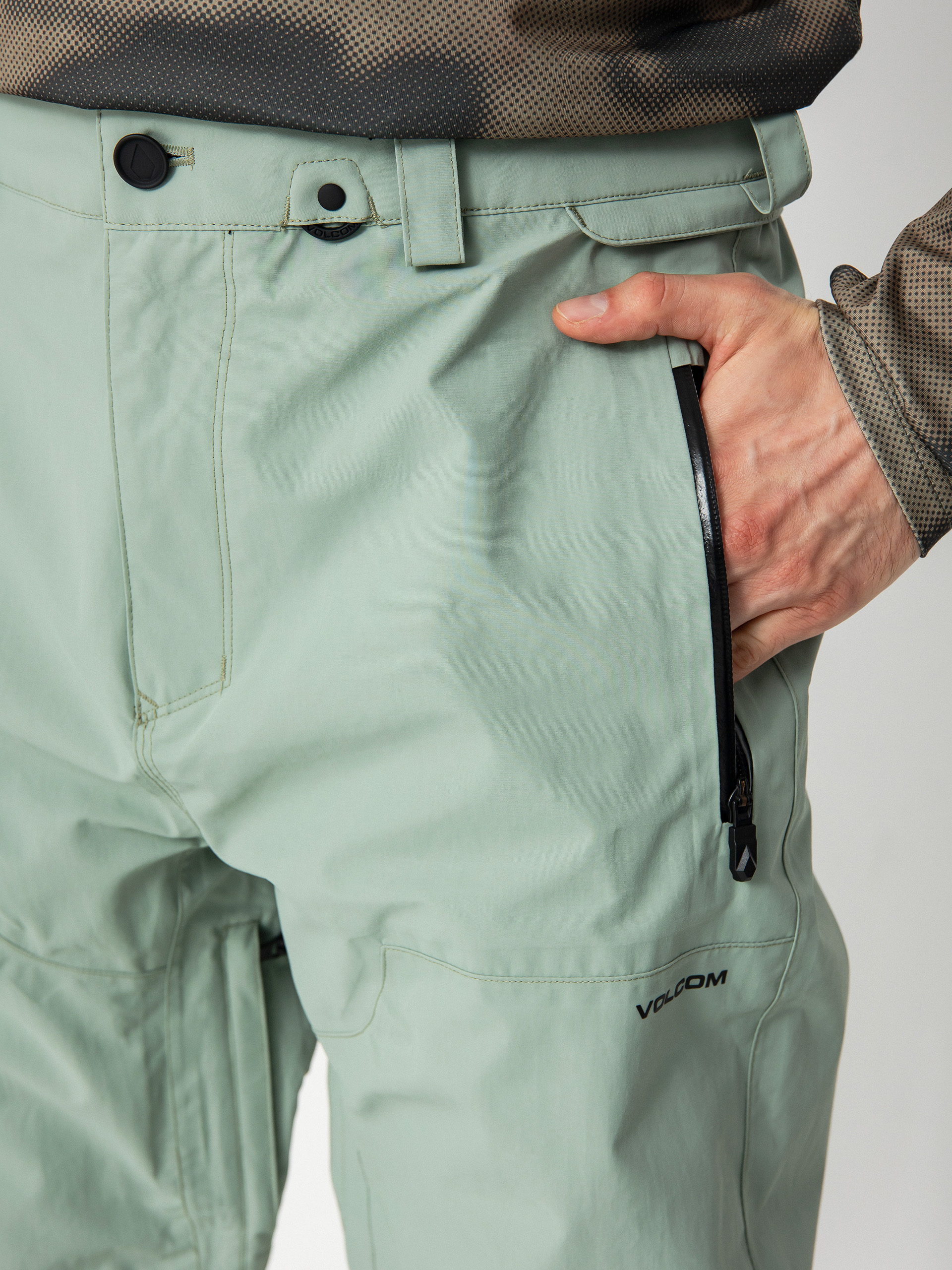 Męskie Spodnie snowboardowe Volcom L Gore Tex (agave)