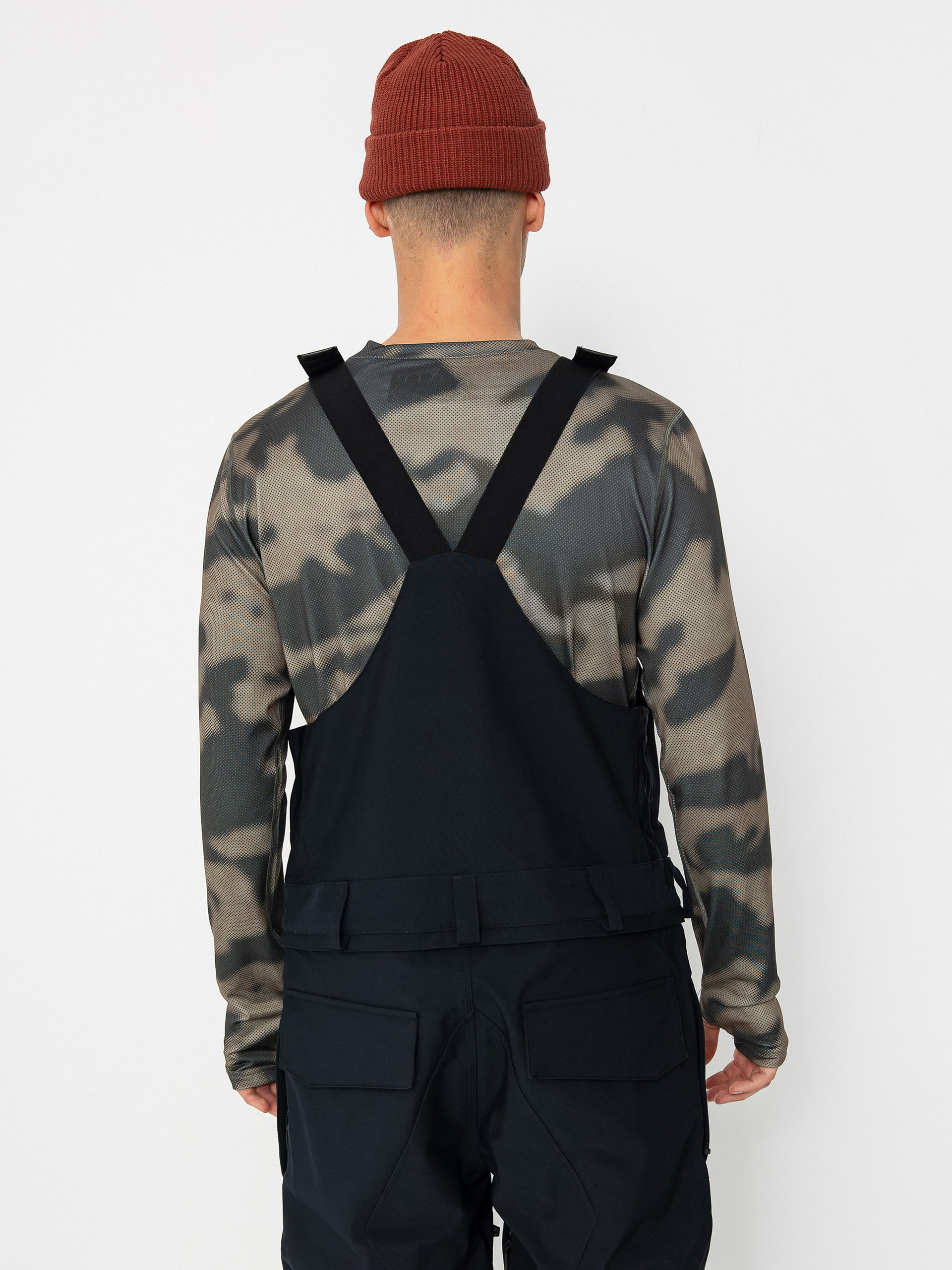 Męskie Spodnie snowboardowe Volcom Roan Bib Overall (black)