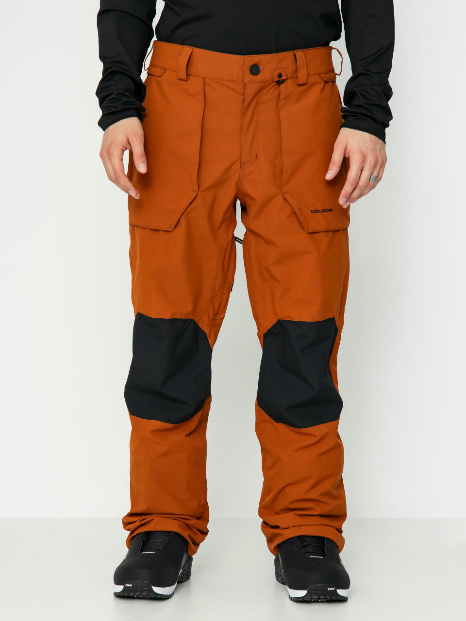 Męskie Spodnie snowboardowe Volcom Roan (caramel)