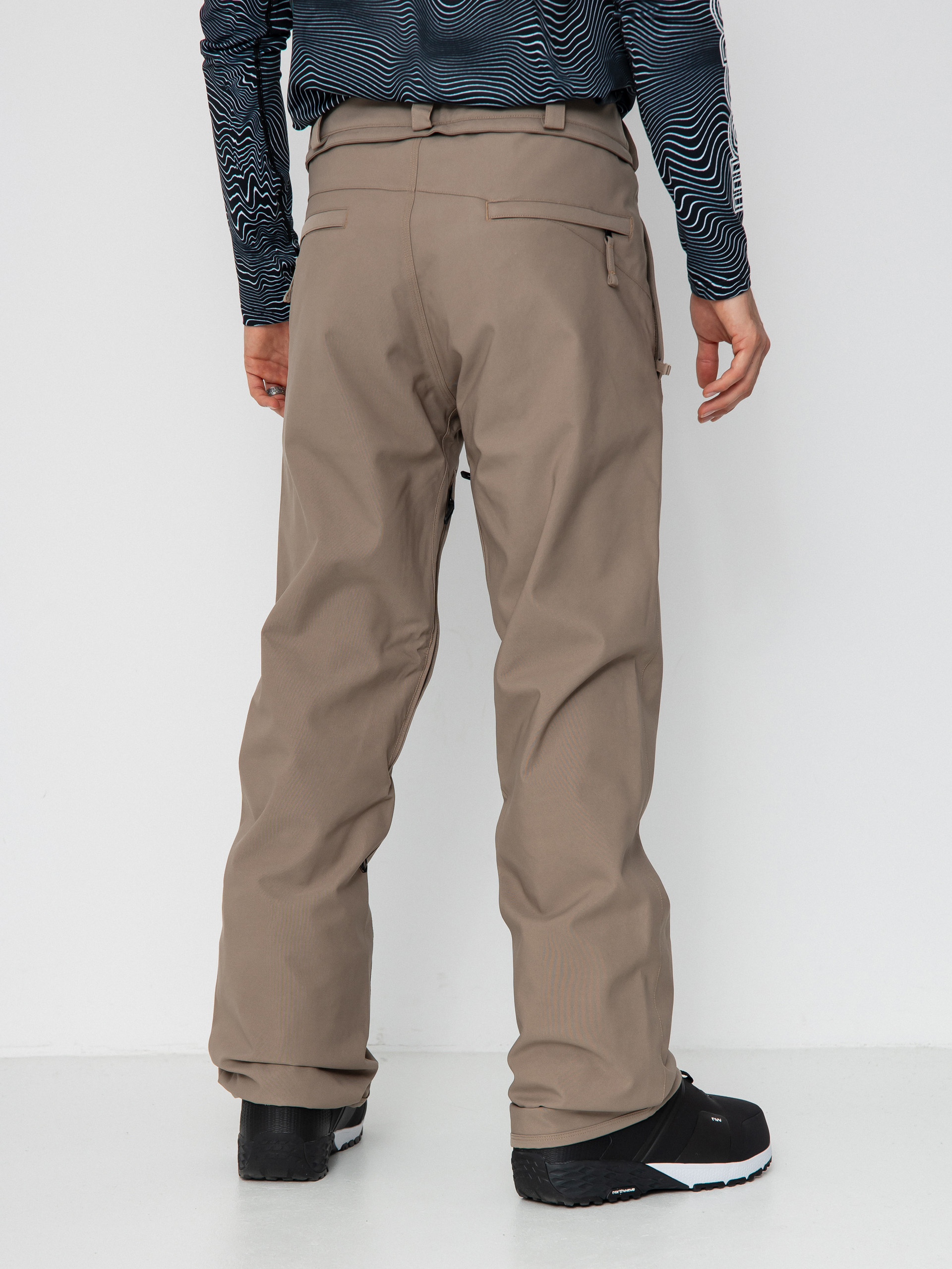 Męskie Spodnie snowboardowe Volcom Freakin Snow Chino (chestnut brown)
