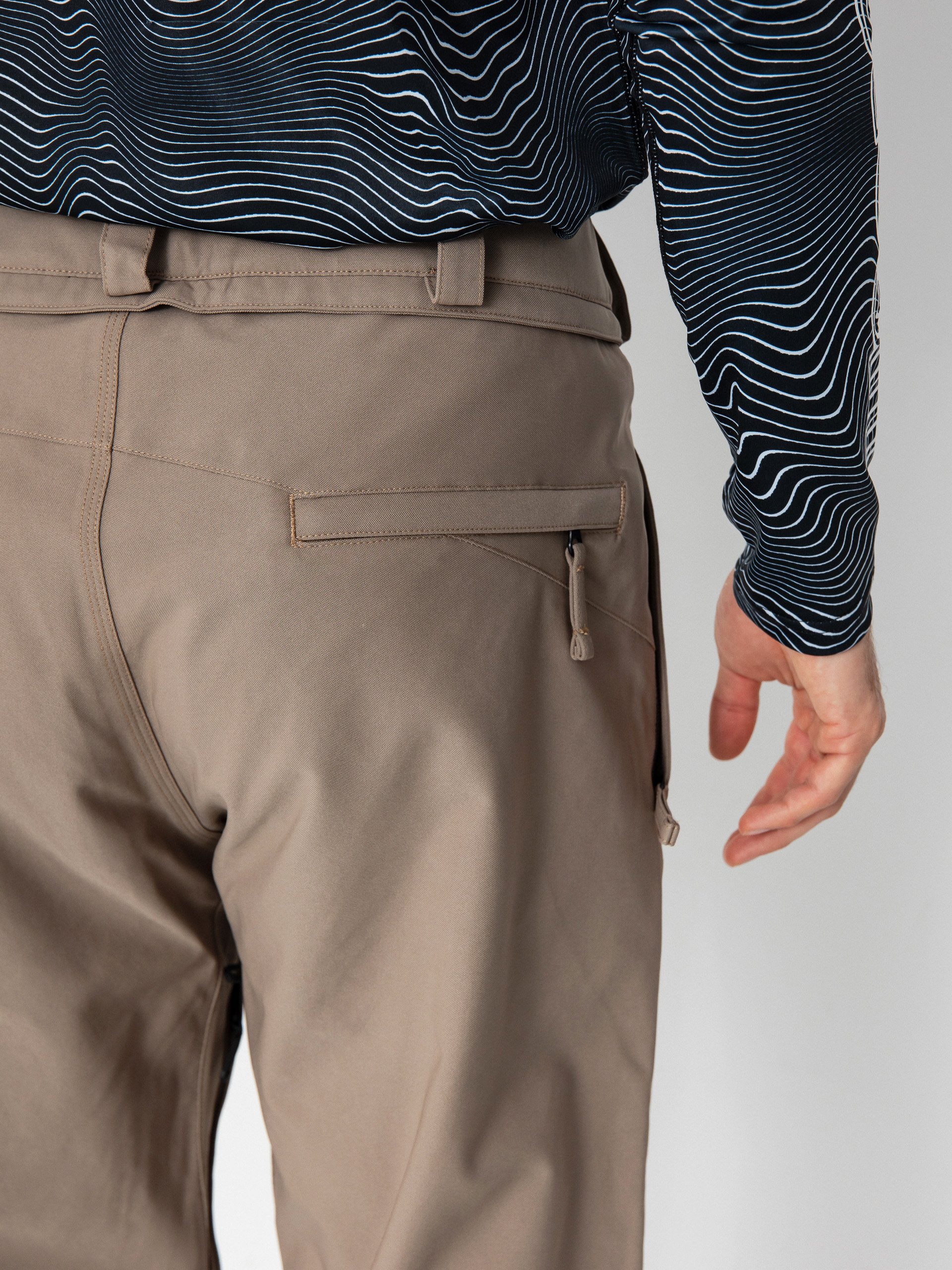 Męskie Spodnie snowboardowe Volcom Freakin Snow Chino (chestnut brown)