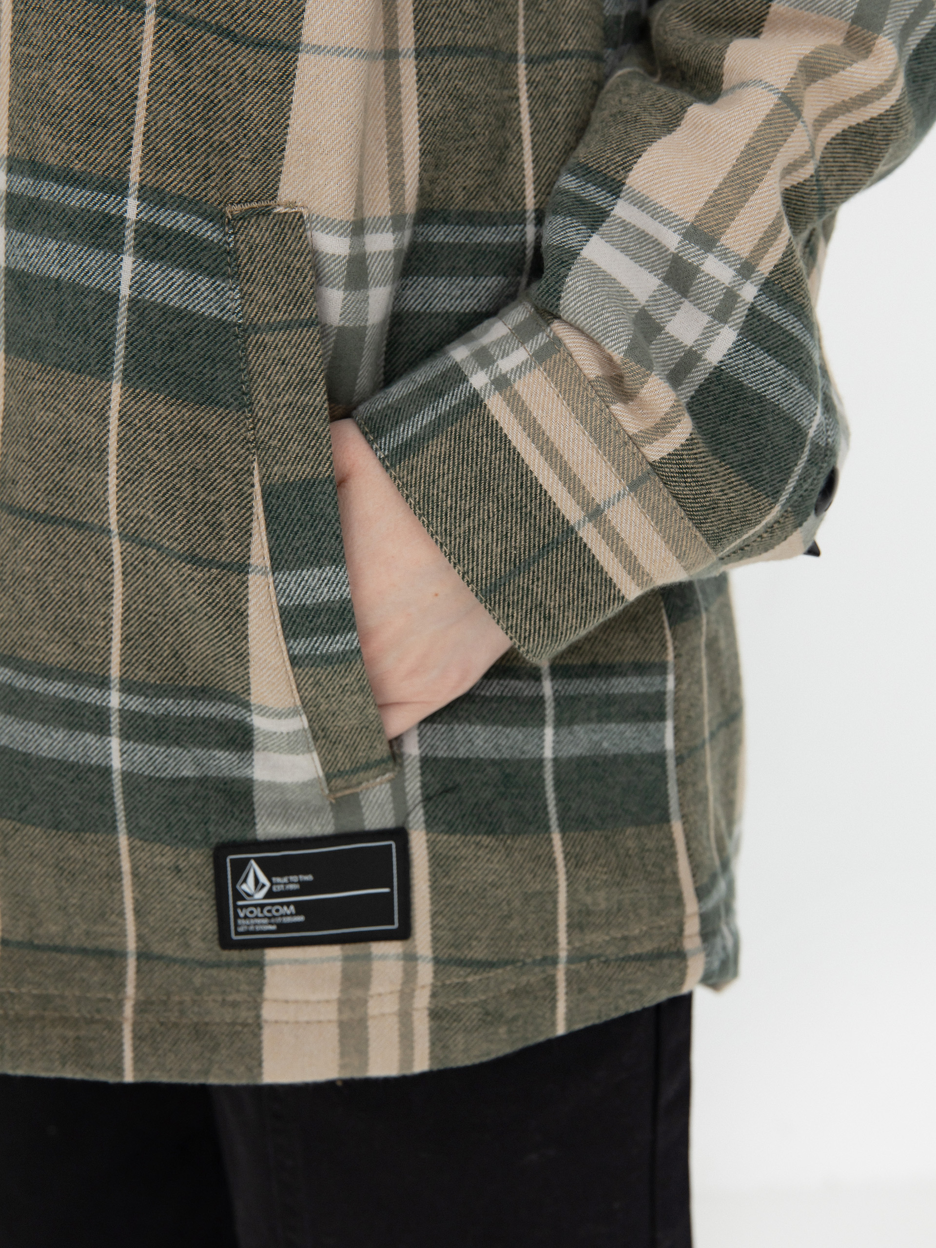 Damska Kurtka snowboardowa Volcom Ins Riding Flannel (sand)