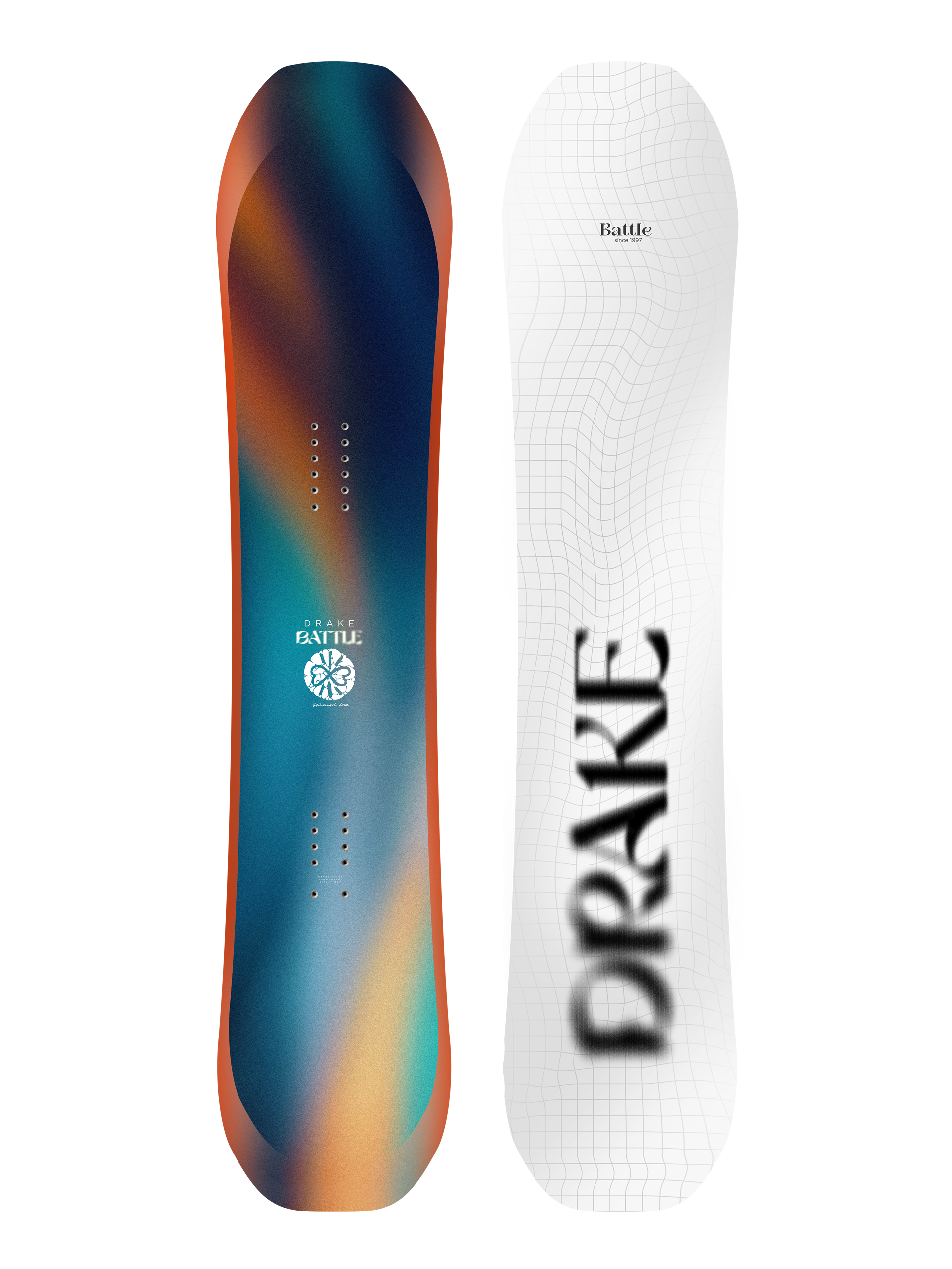 Deska snowboardowa Drake Battle Wide - wielobarwny