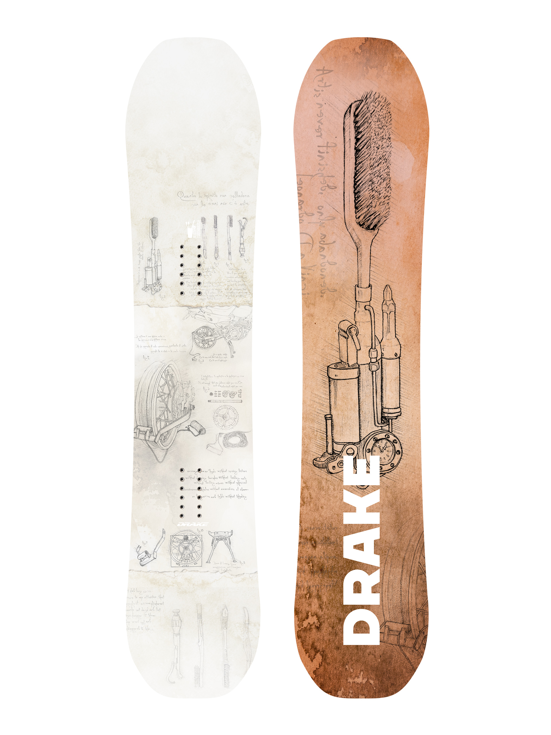 Deska snowboardowa Drake Battle Rusty