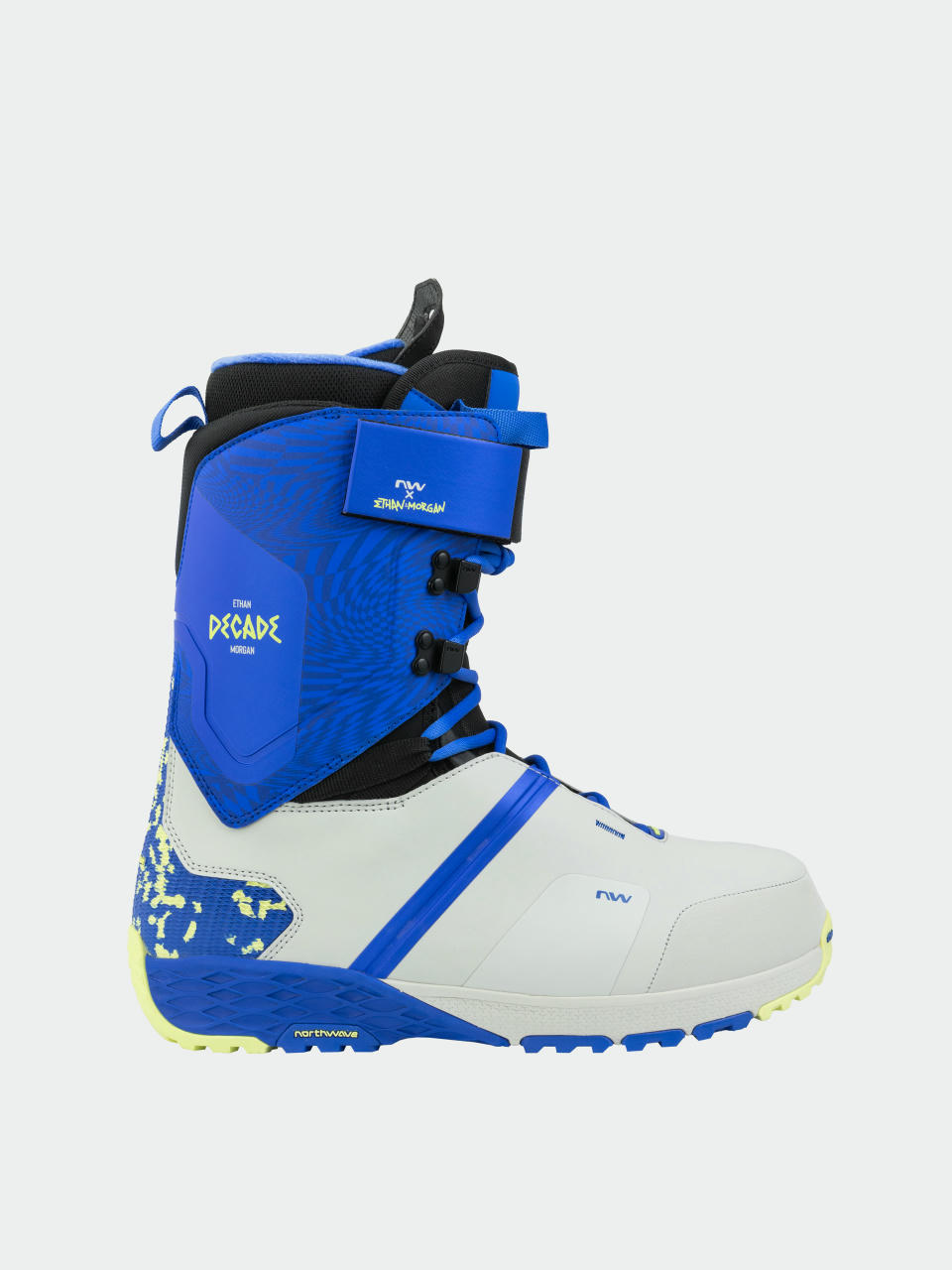 Buty snowboardowe Northwave Decade Pro (light grey/electric blue)