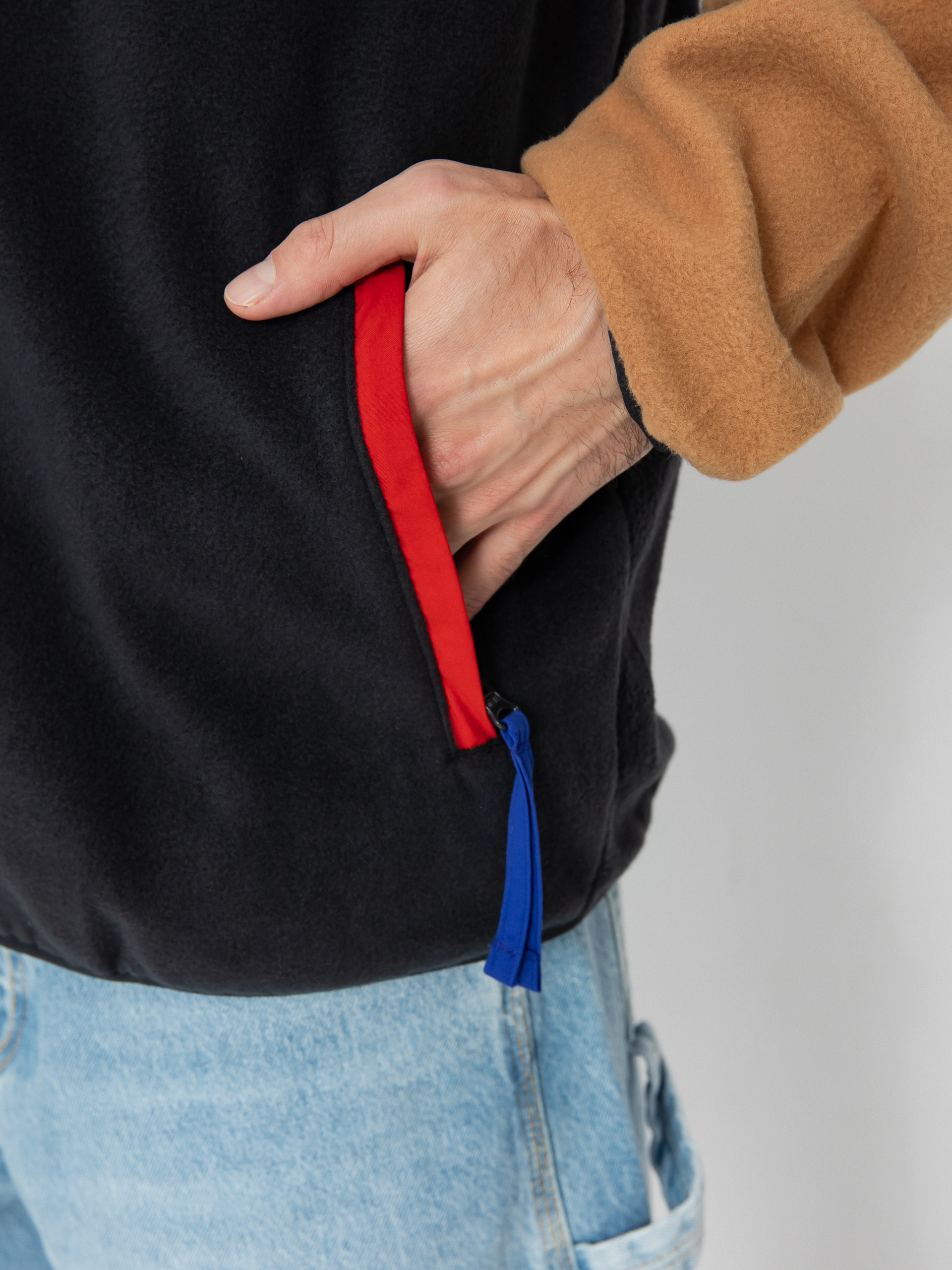 Męski Polar Columbia Backbowl II Full Zip (camel brown bl)