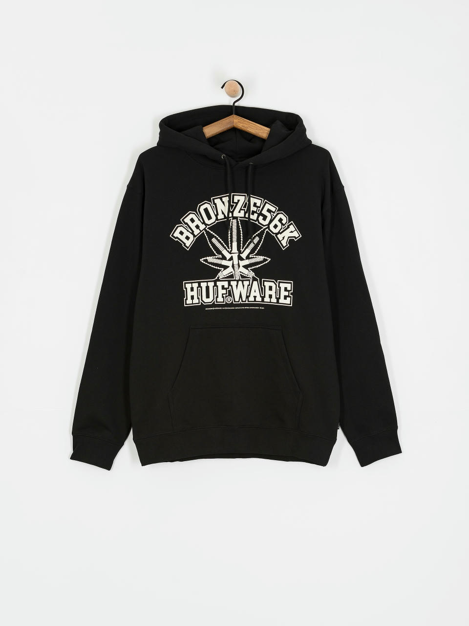 Bluza z kapturem HUF X Bronze Plantware HD (black)