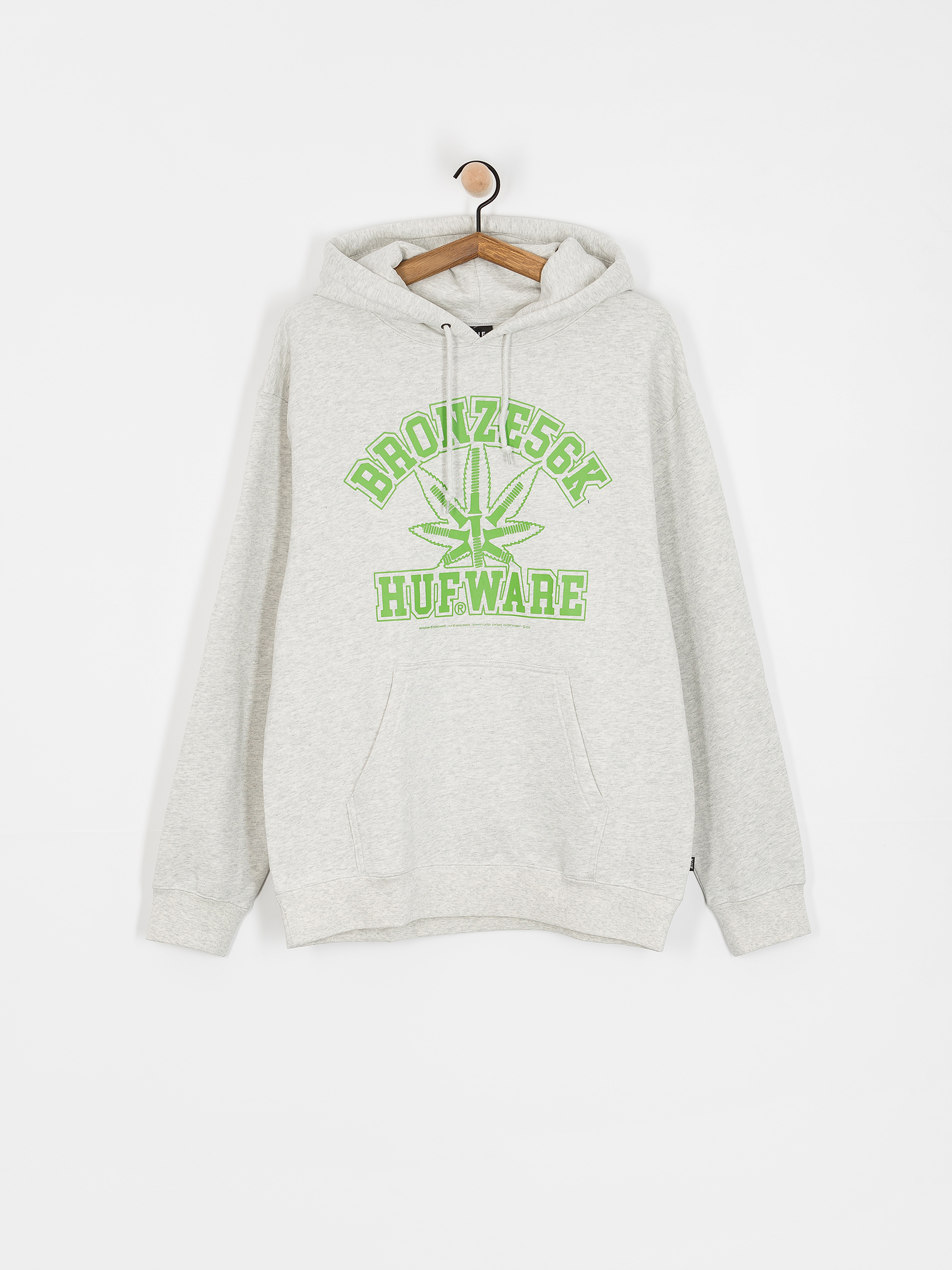 Bluza z kapturem HUF X Bronze Plantware HD (ash)
