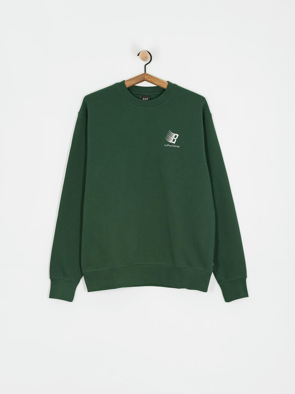 Bluza HUF X Bronze Worldwide Crewneck (forest green)